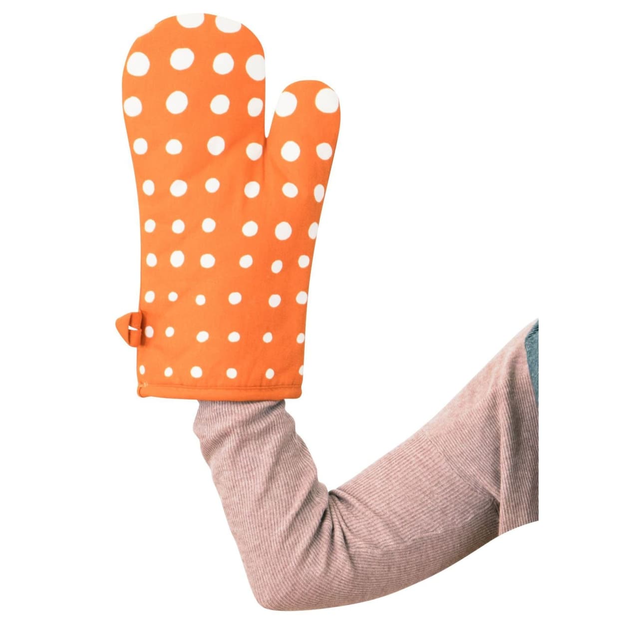 Fuck, I Love Cheese Oven Mitt in Orange | Kitchen Thermal Single Pot Holder | BlueQ at GetBullish