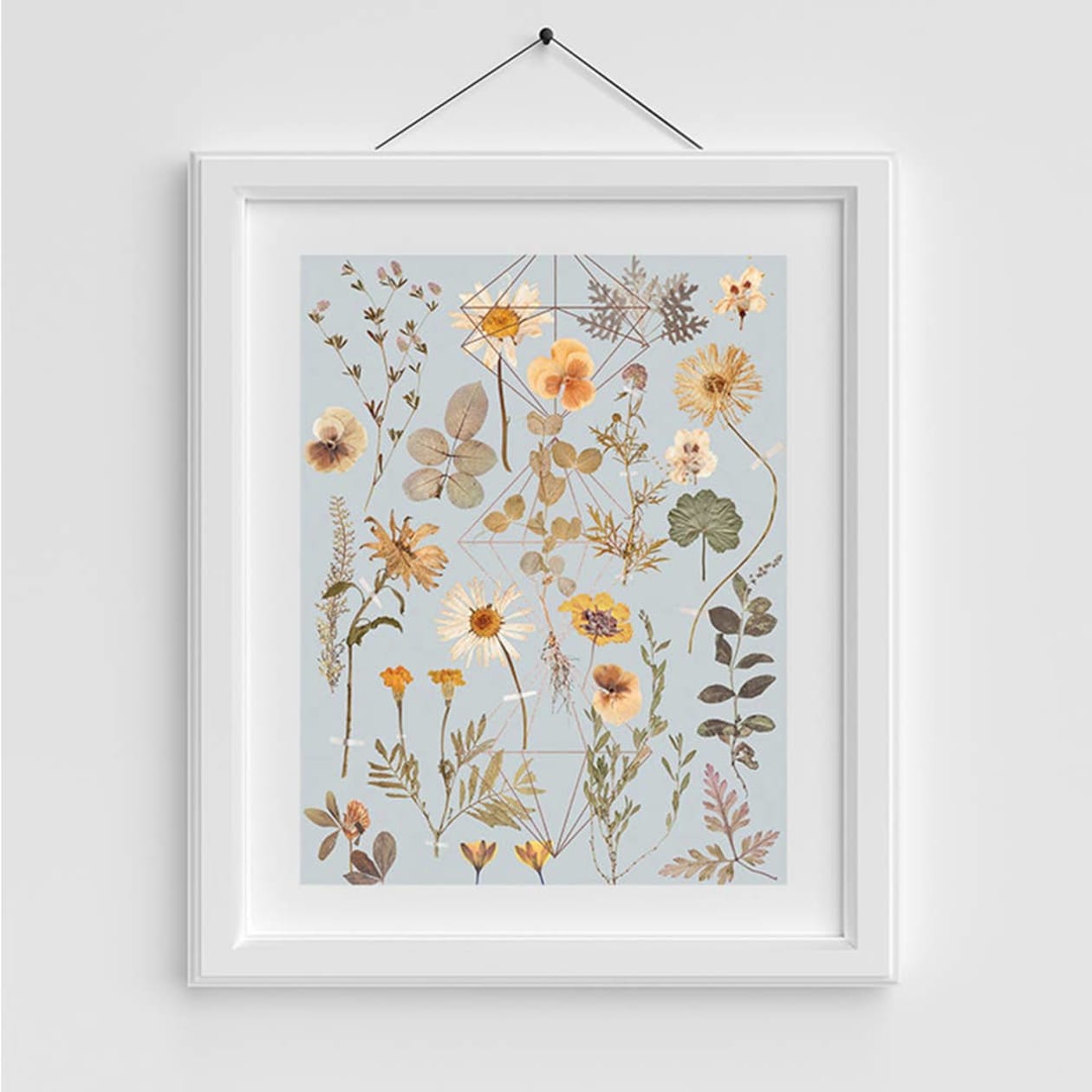 Golden Garden 11" x 14" Art Print | Copper Details | Unframed | Gift for Her