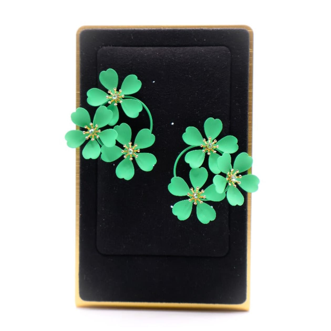 Green Blooms Earrings