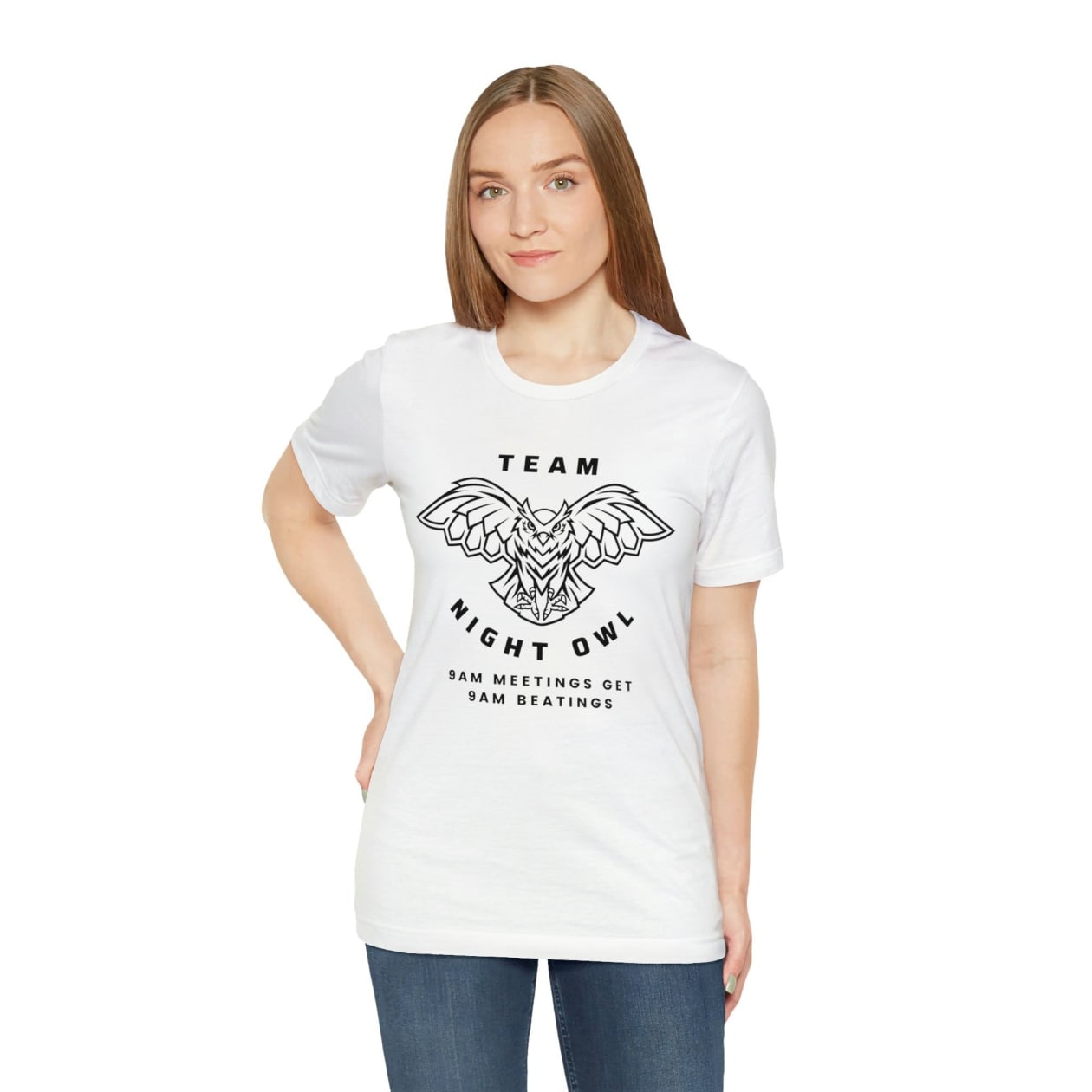 Team Night Owl Unisex Jersey Short Sleeve Tee