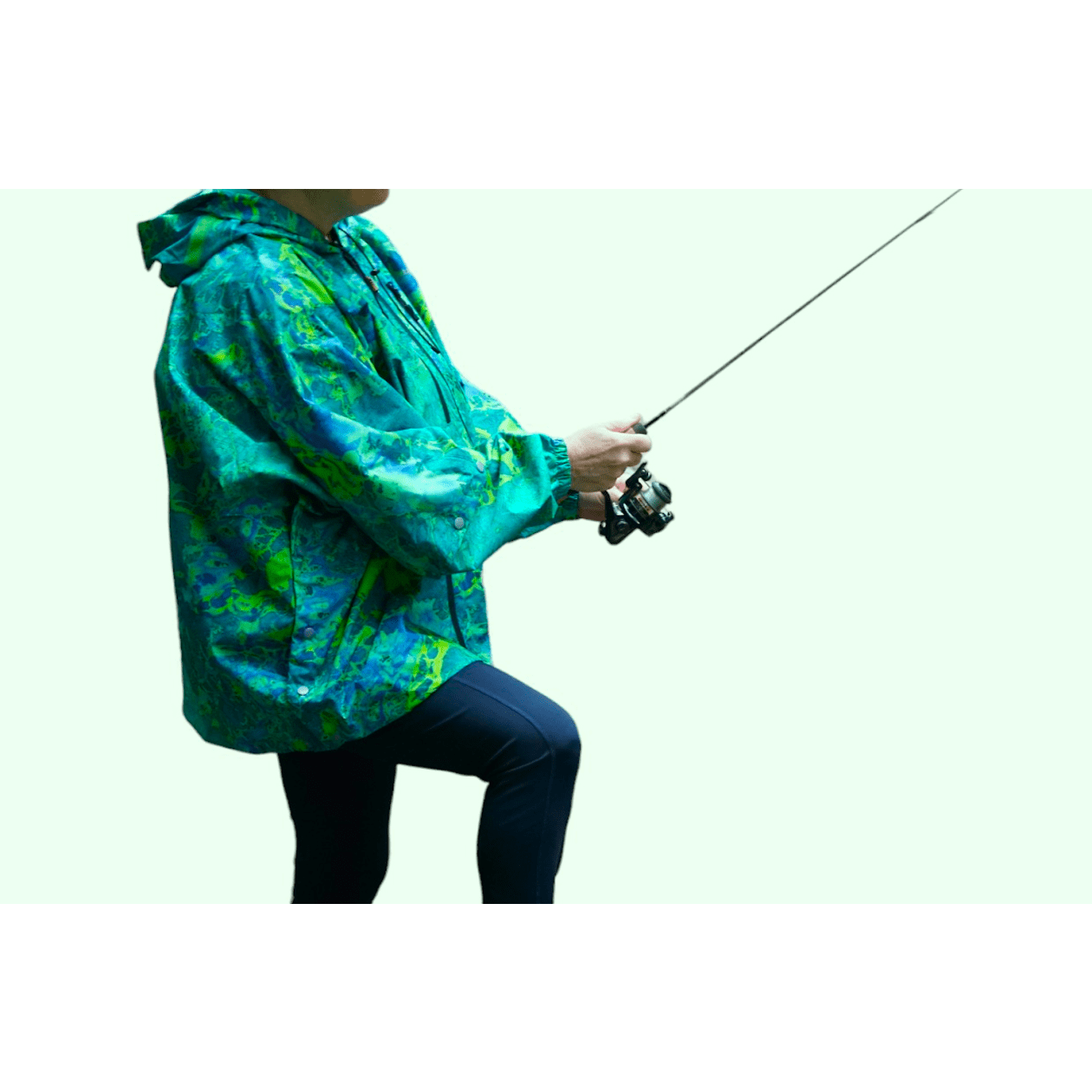 Brella 2015 Blue Green Unisex Rain Jacket