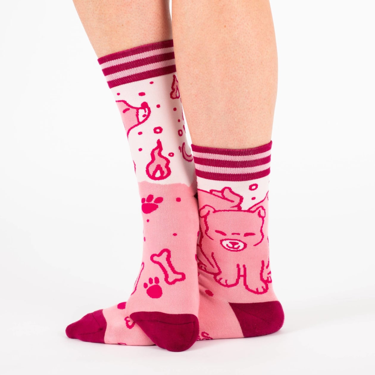 Cute Cerberus Socks | Mythical Multi-headed Dog Footwear