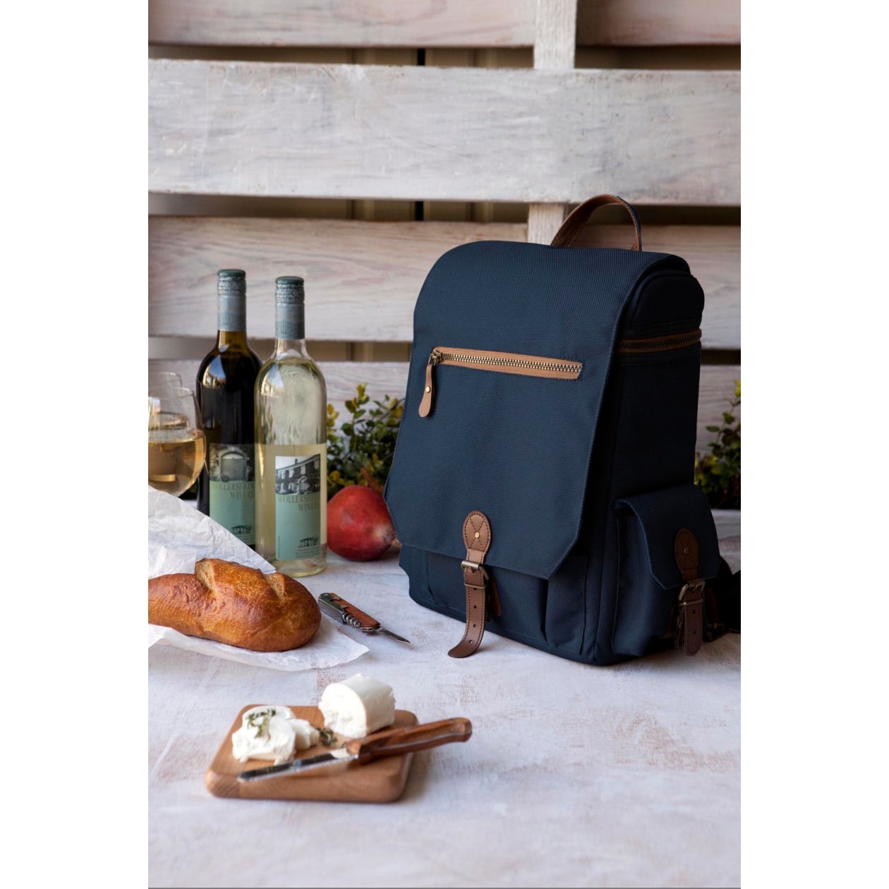 Moreno 3-Bottle Wine & Cheese Tote