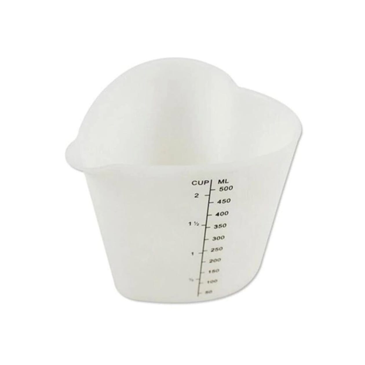 Heart Shaped Silicone Measuring Cup