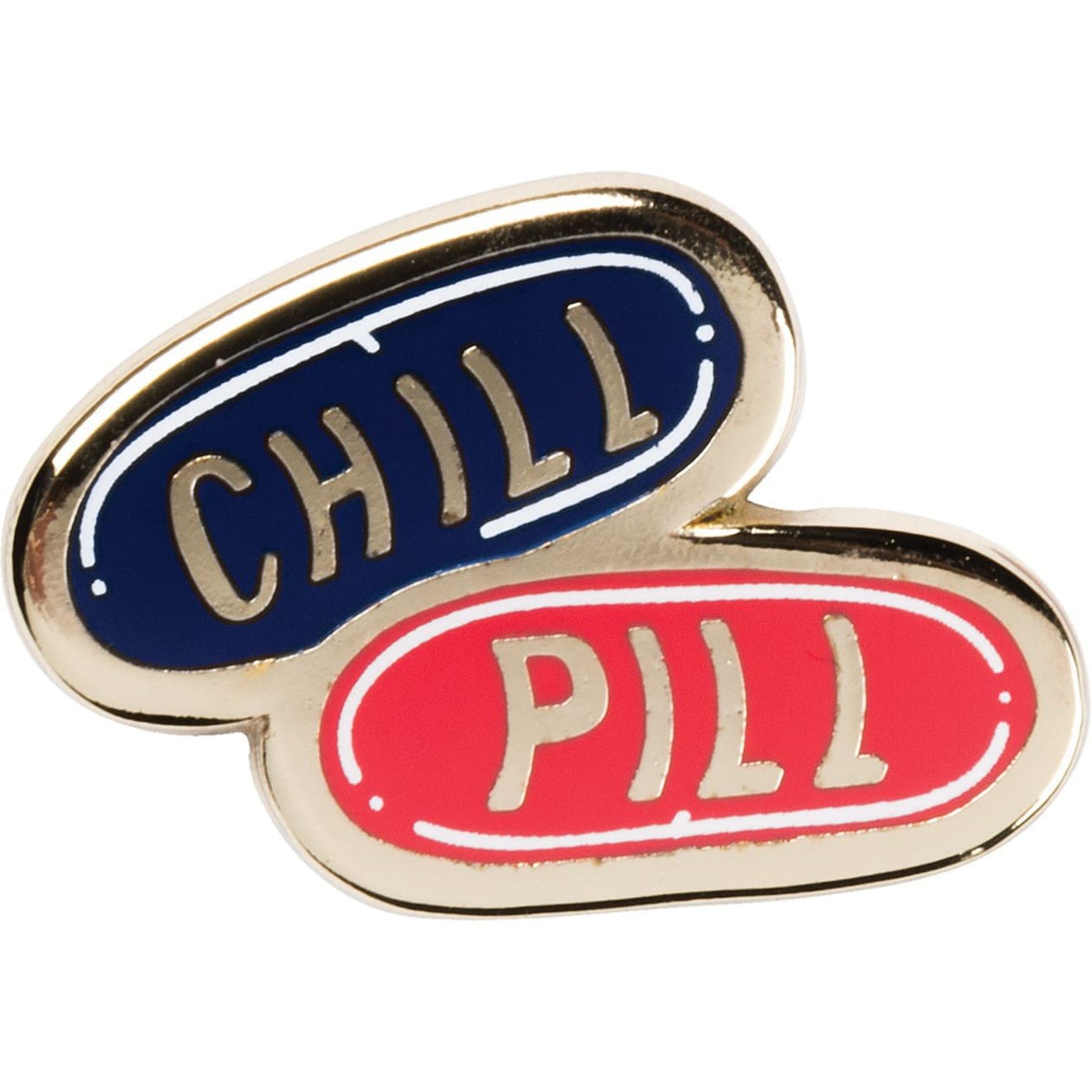 Take A Chill Pill Enamel Pin on Gift Card