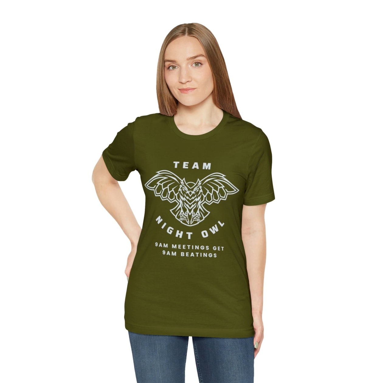 Team Night Owl Unisex Jersey Short Sleeve Tee