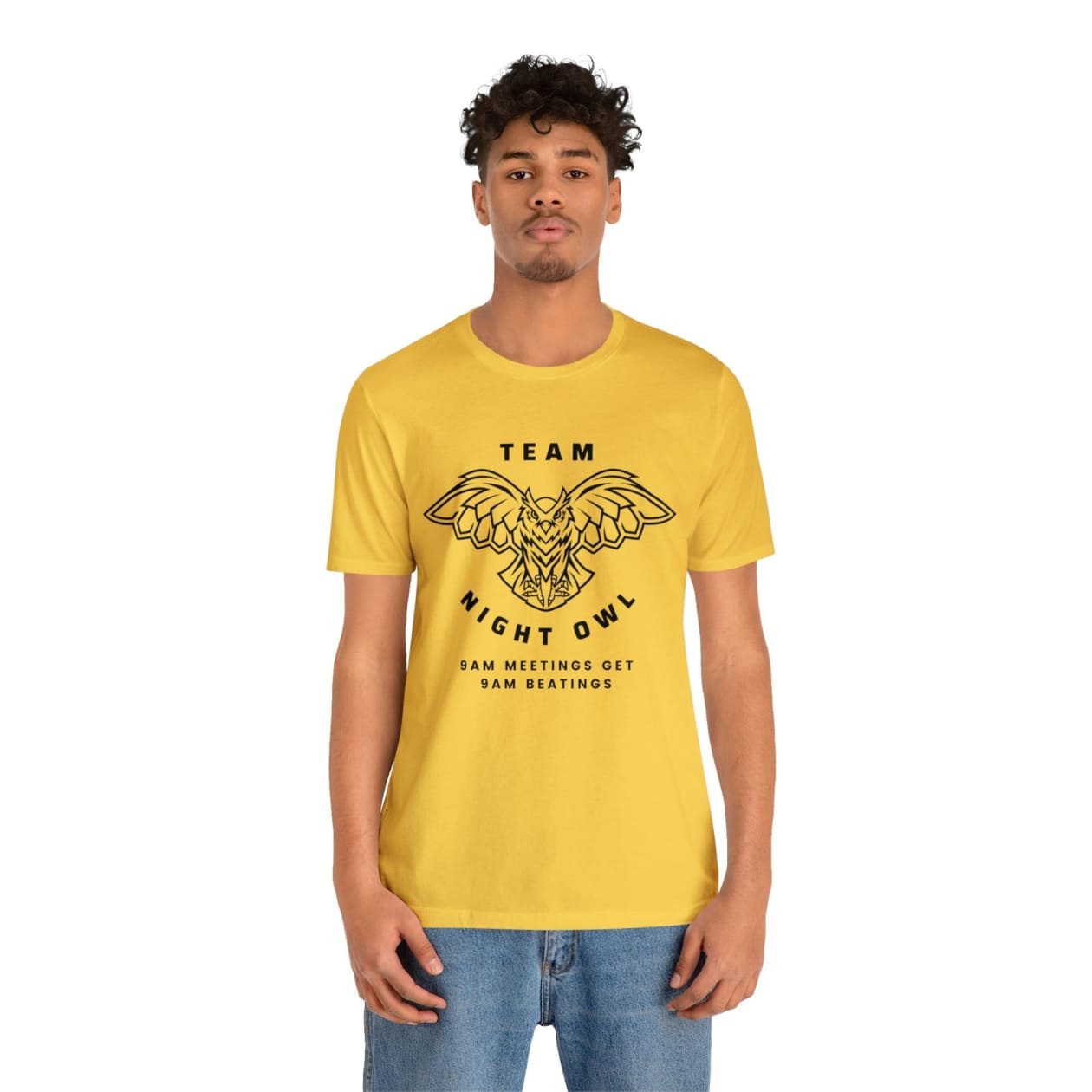 Team Night Owl Unisex Jersey Short Sleeve Tee