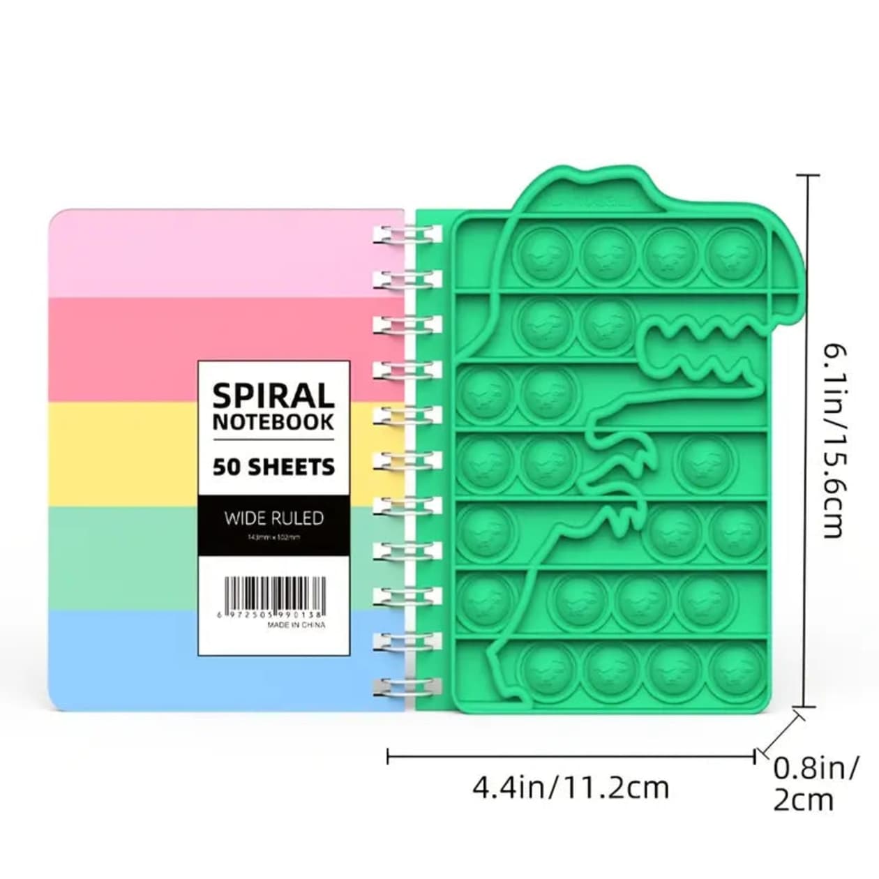 Sensory Fidget Notebook - Style: Dinosaur