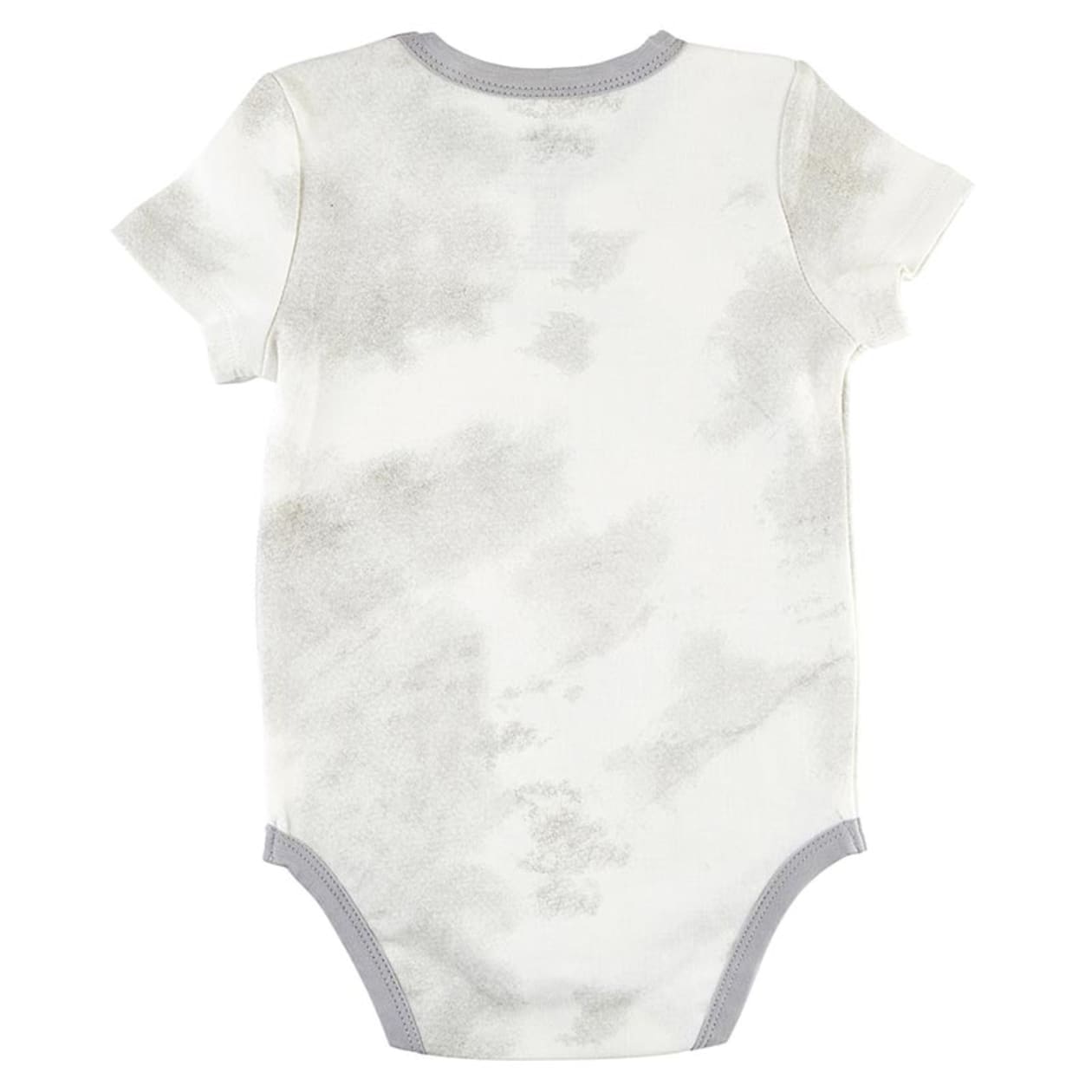 Groovy Baby Snapshirt in Tie Dye-Grey | Unisex Cotton Baby Body Suit | Size 6-12 Months
