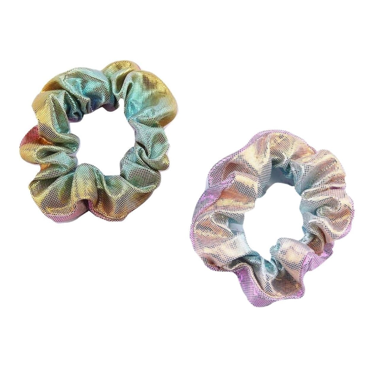 Holographic Mini Scrunchie Set