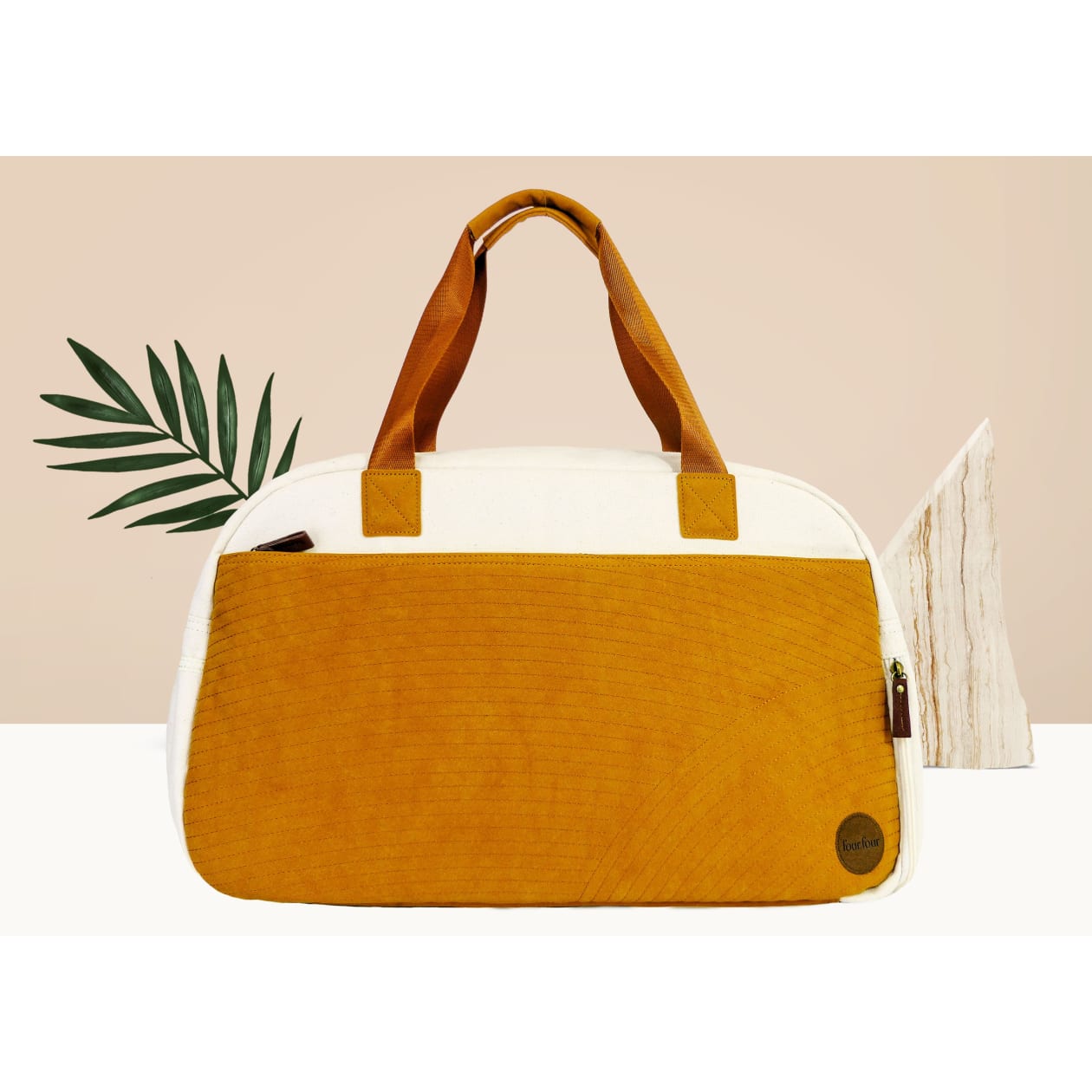 Getaway Duffel Bag - Bliss Curry/Cream