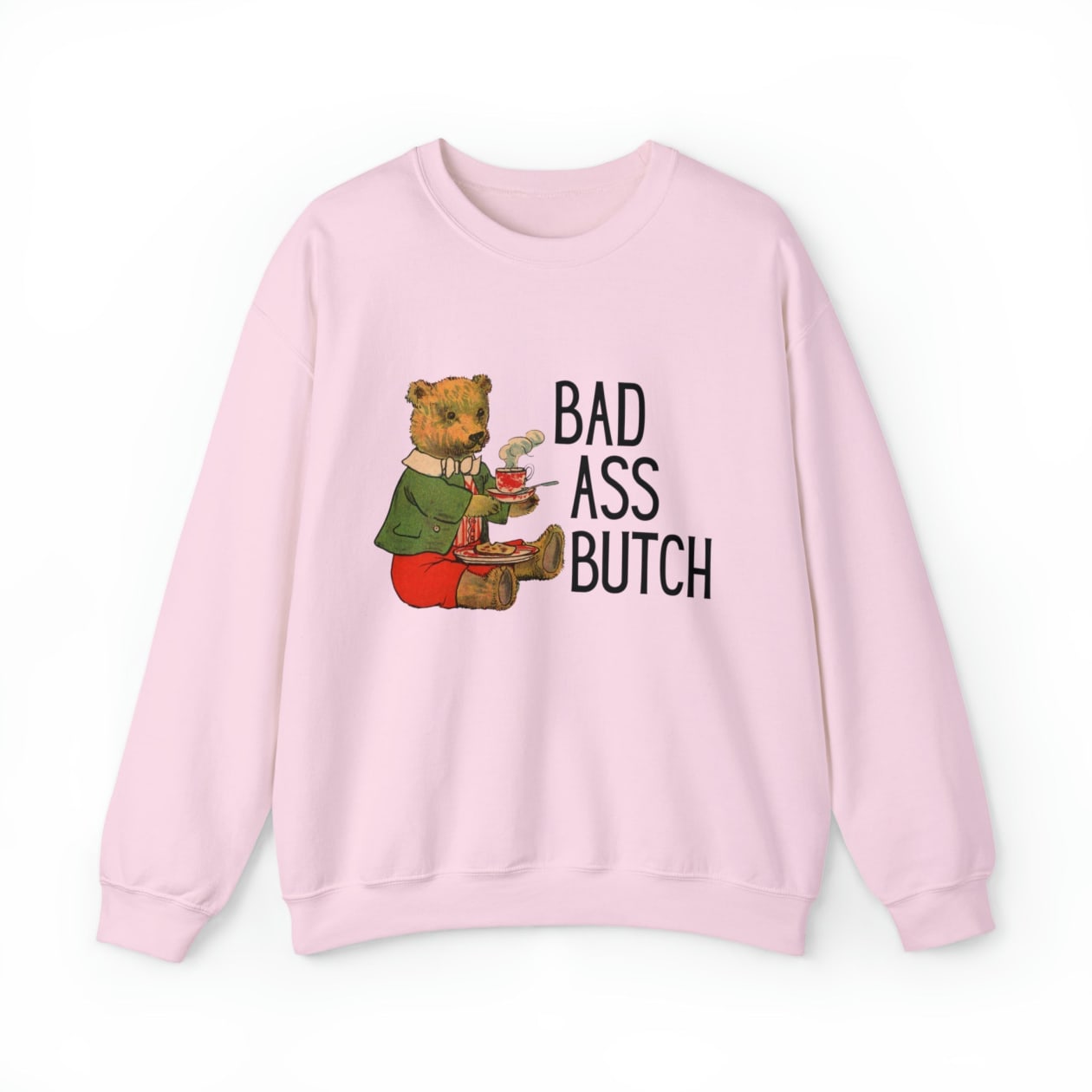 Bad Ass Butch Unisex Heavy Blend™ Crewneck Sweatshirt Sizes SM-5XL | Plus Size Available