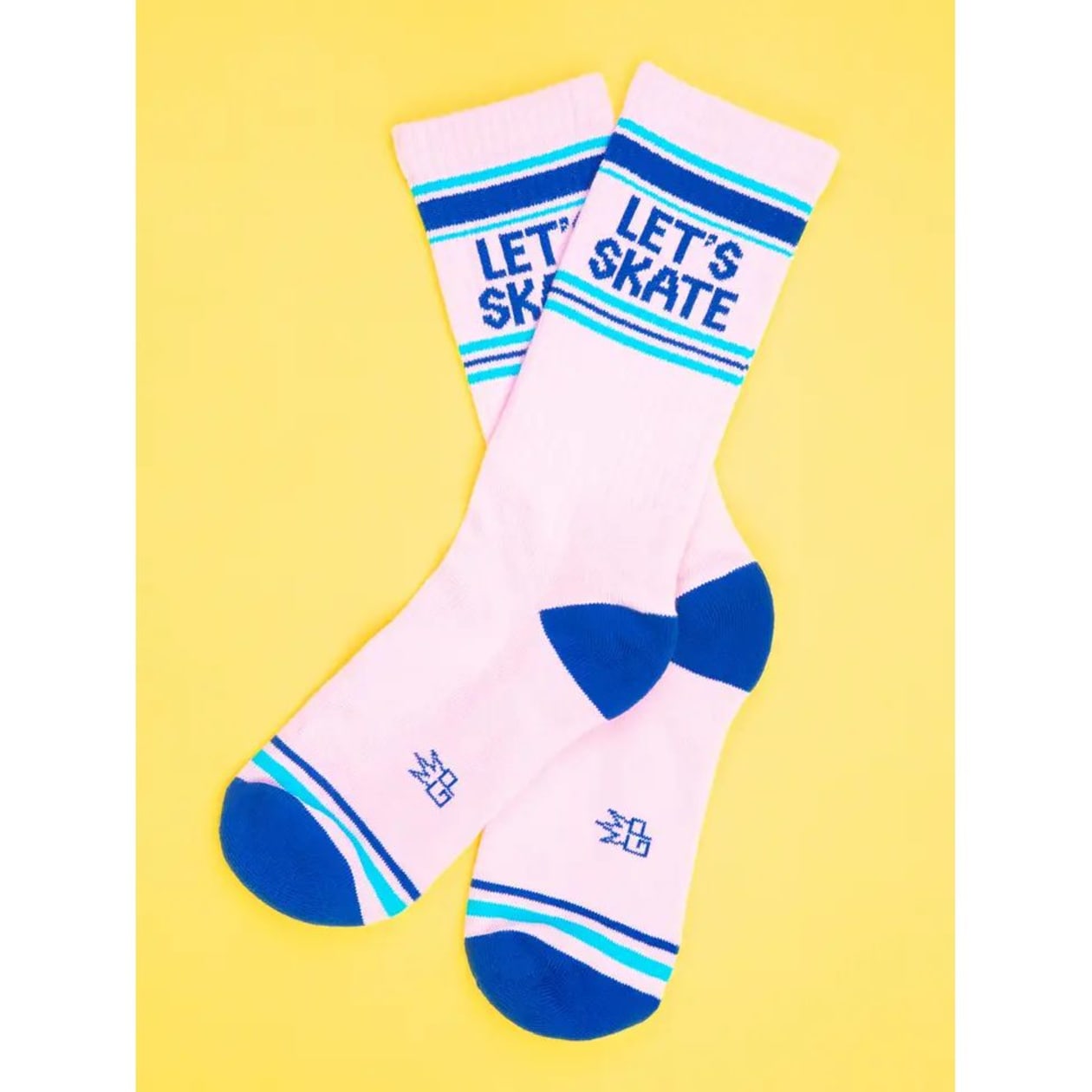 Let's Skate Gym Crew Socks | Pink Cotton Socks | Unisex