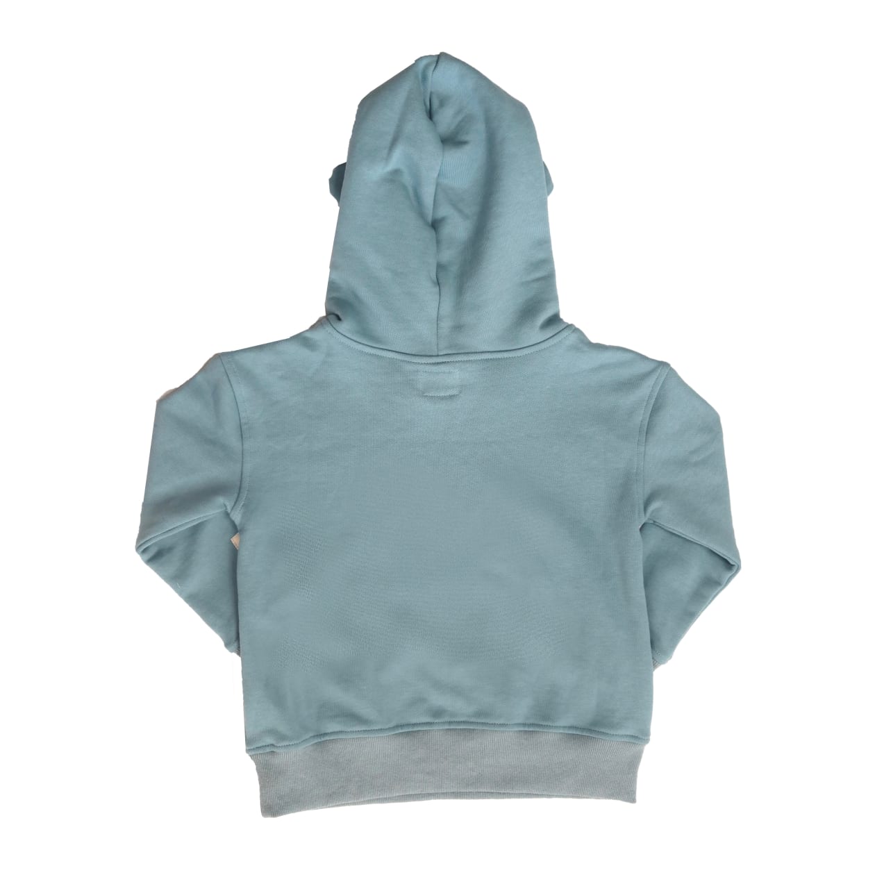 Blue Hoodie with Denim Pockets