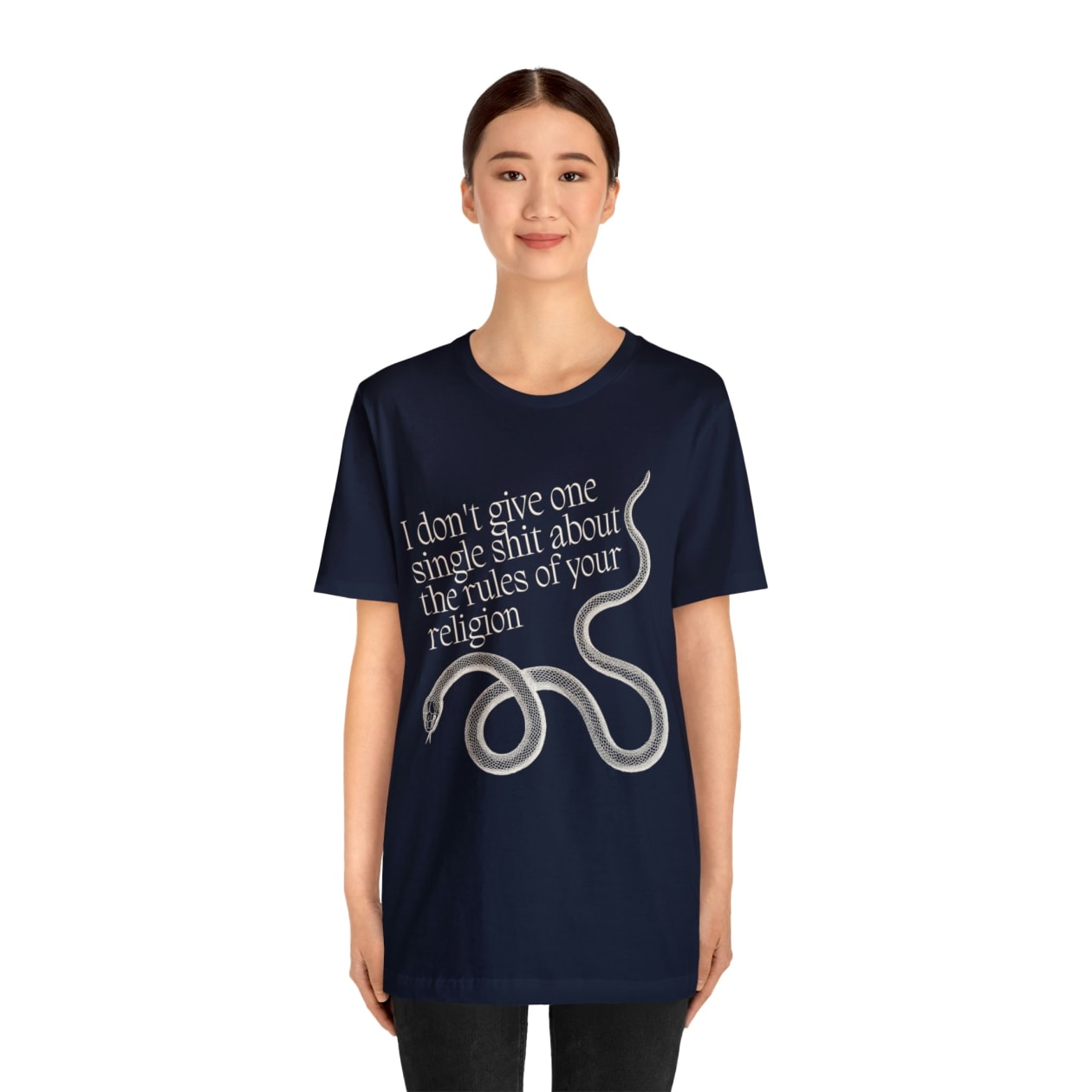 I Don't Give One Single Sh*t About the Rules of Your Religion Unisex Short Sleeve Tee [Multiple Color Options]