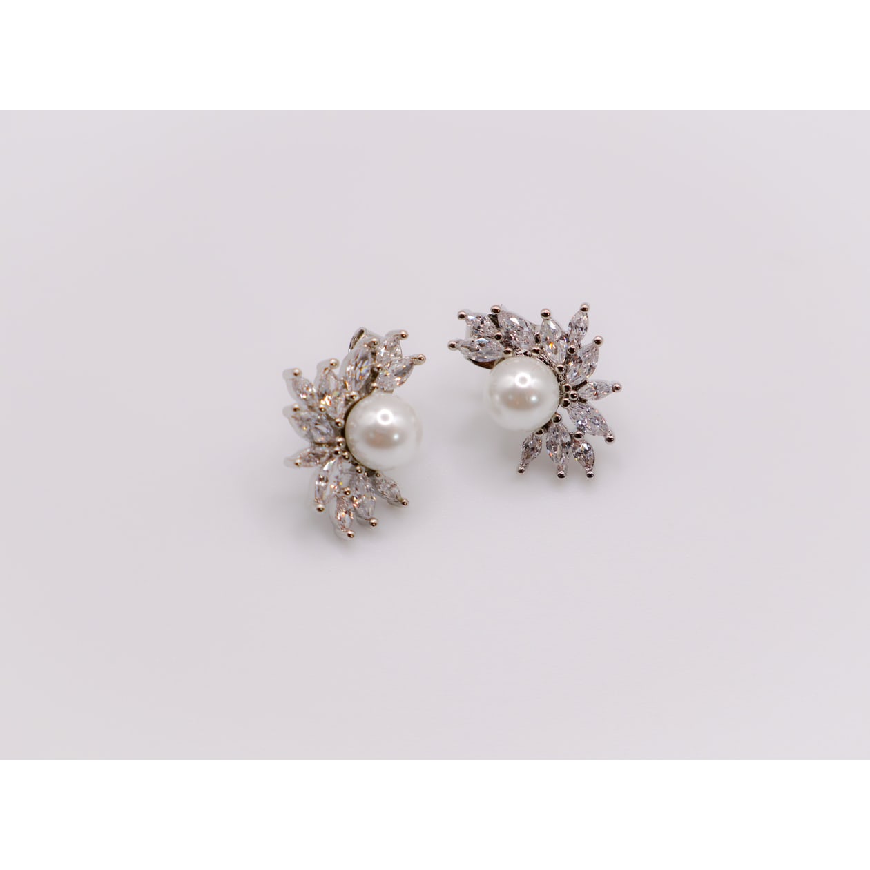 Pearlescent Blossom Earrings