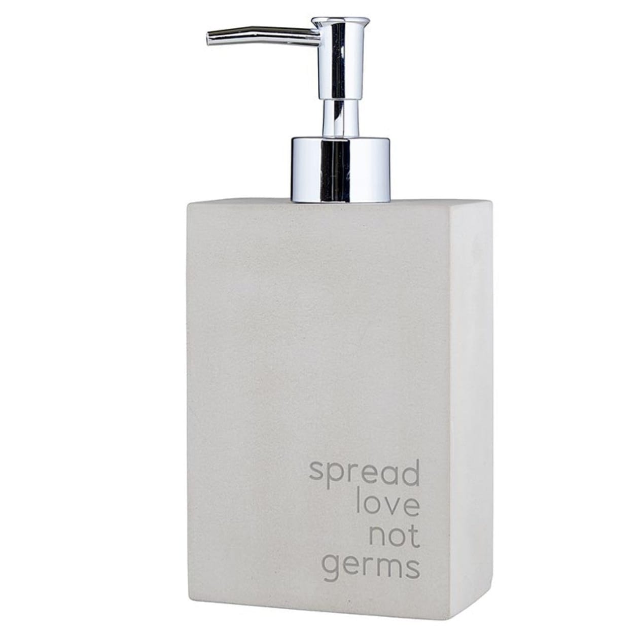 Spread Love Germs Hand Sanitizer Dispenser | Faux Cement