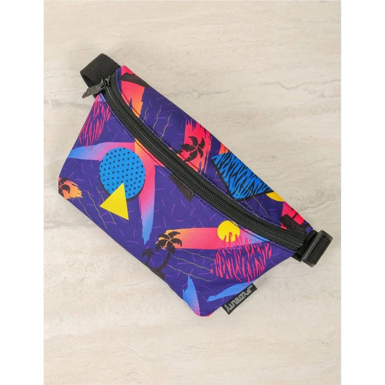 Pacific Ocean '80s Style Small Ultra Slim Fanny Pack