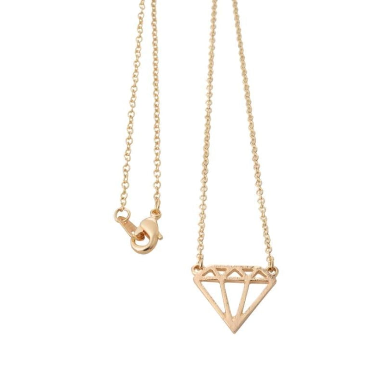 You're a Gem Necklace in Gold Openwork - Color: Gold