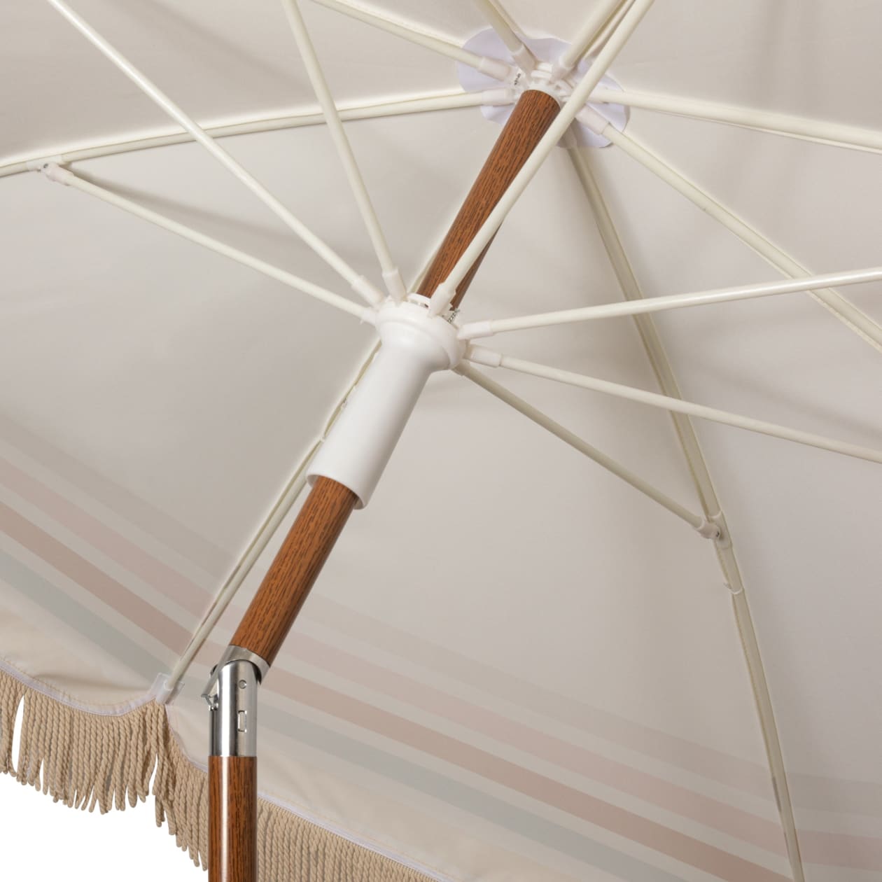 Summerland Beach Umbrella - Waikiki Stripes