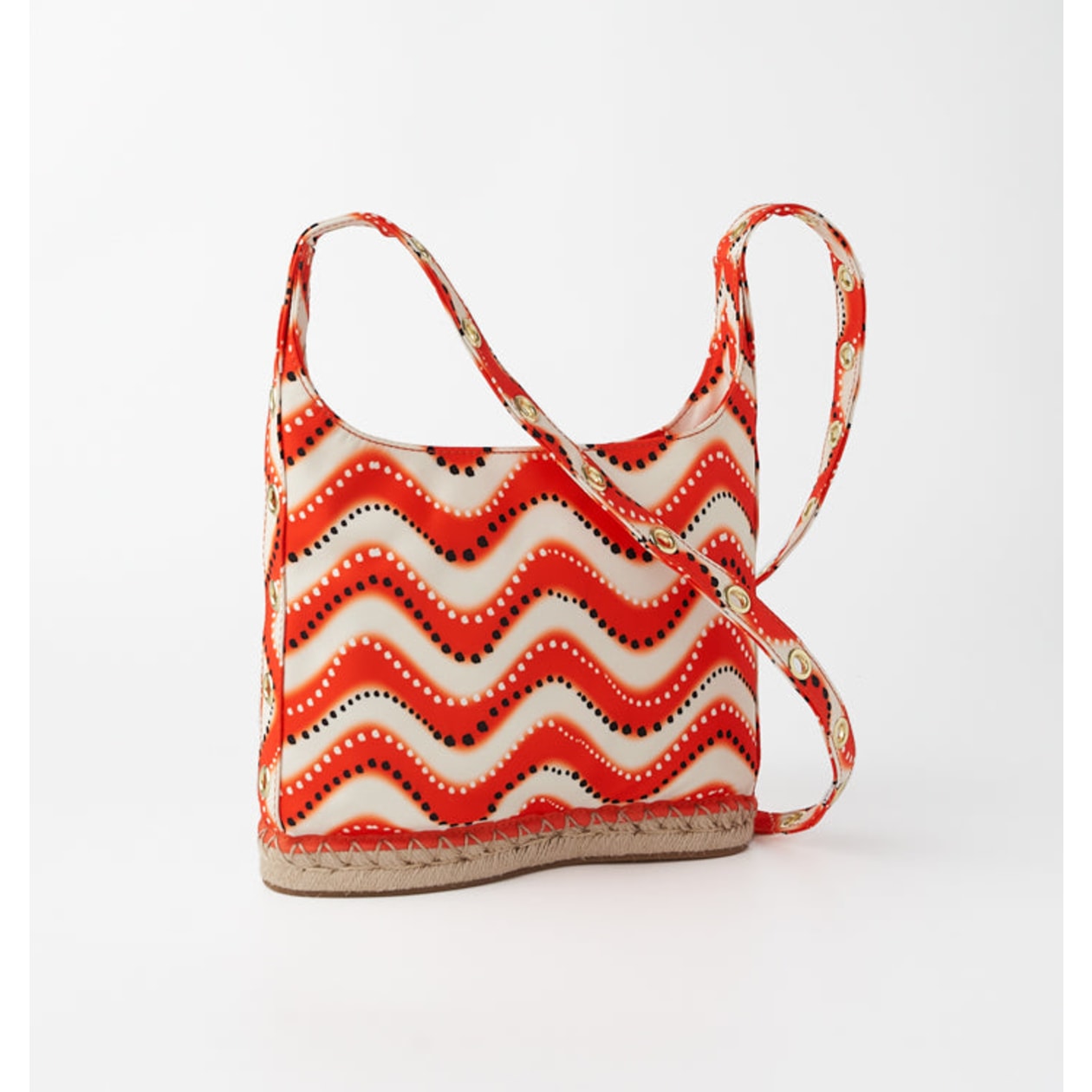 The Danica Grommet Mini Hobo - Orange Wave