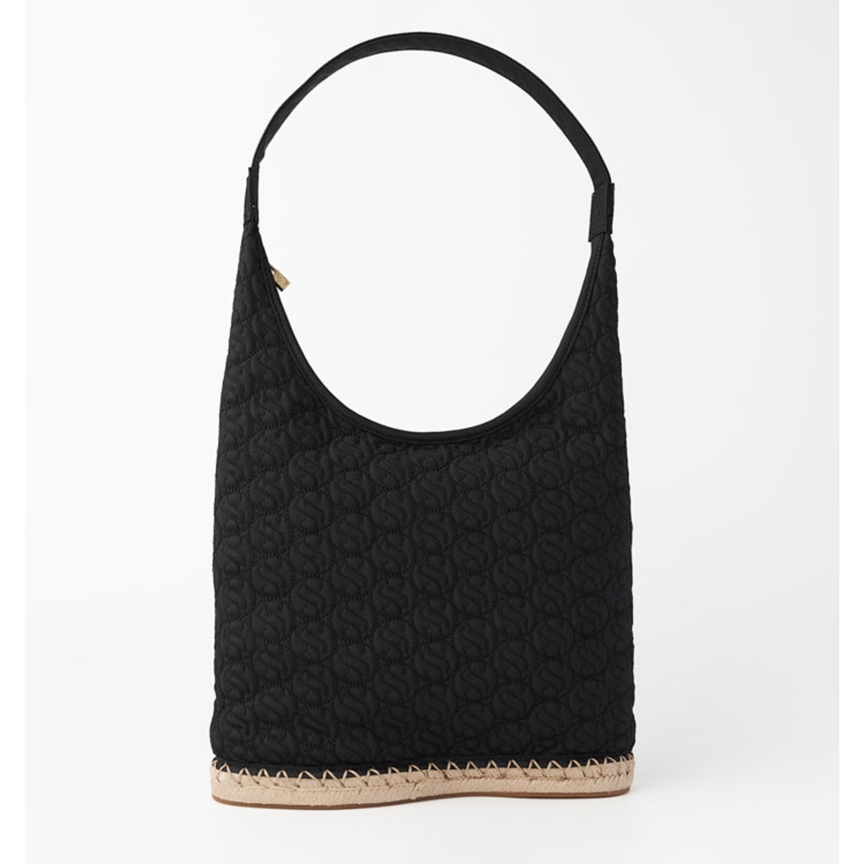 The Elizabeth Quilted Puff Hobo - Onyx
