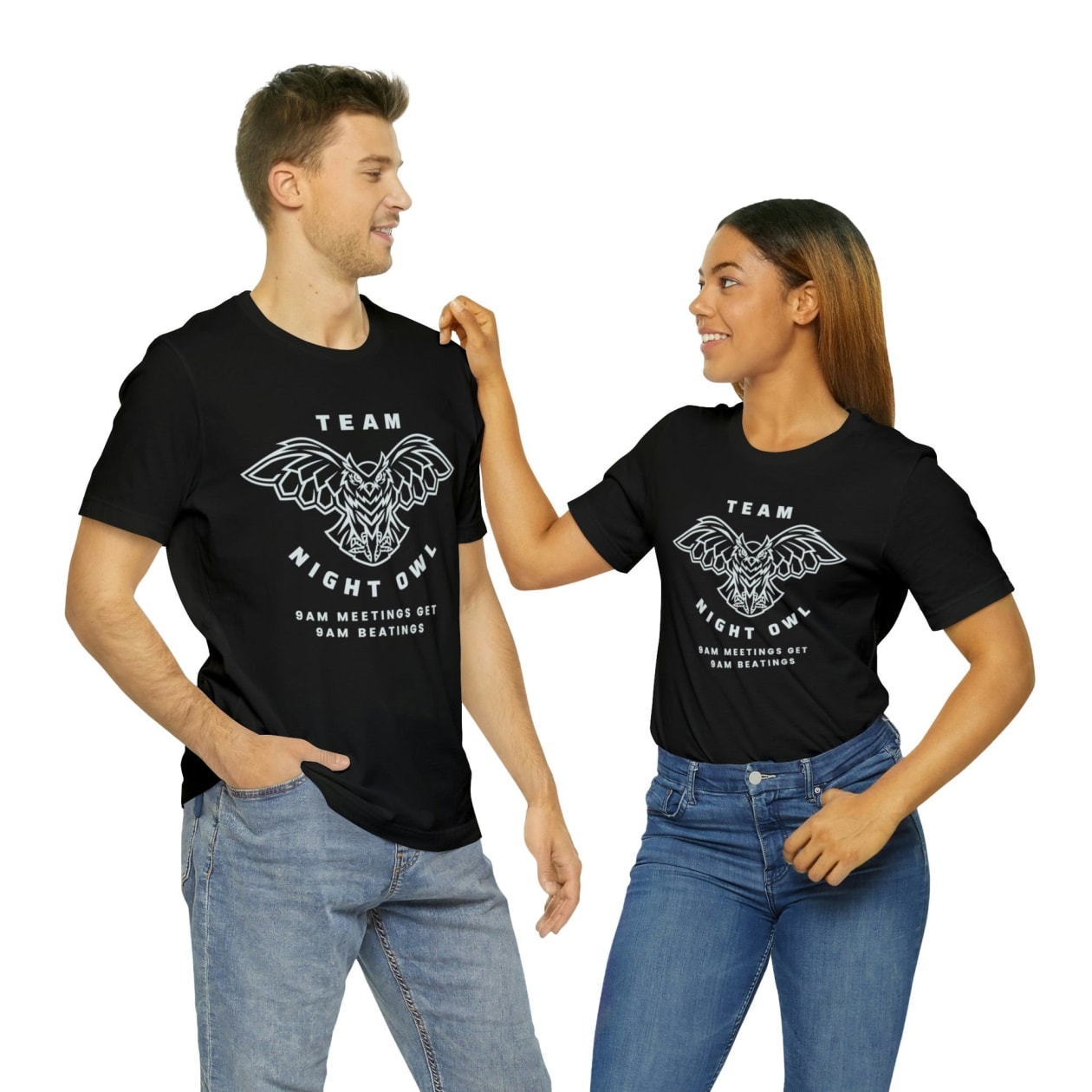 Team Night Owl Unisex Jersey Short Sleeve Tee