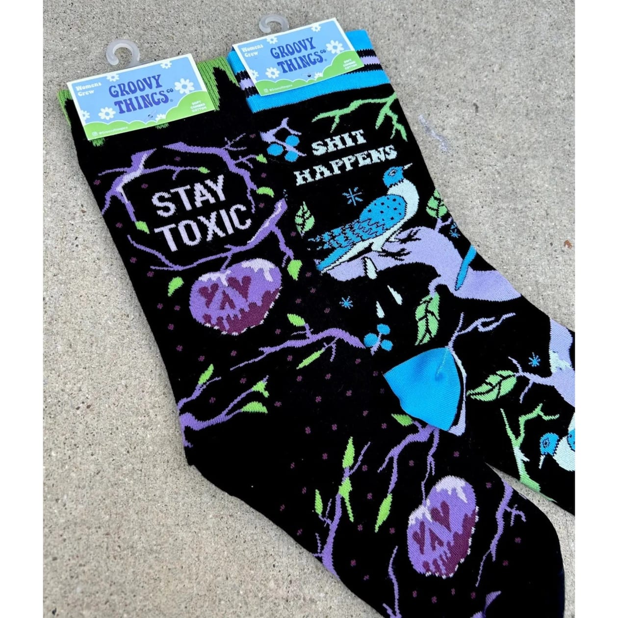 Stay Toxic Women's Crew Socks