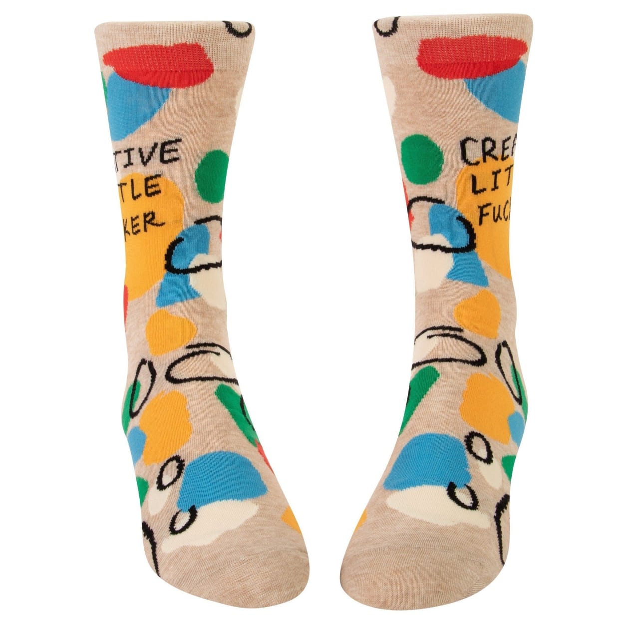 Creative Little Fucker Men's Crew Socks | BlueQ at GetBullish