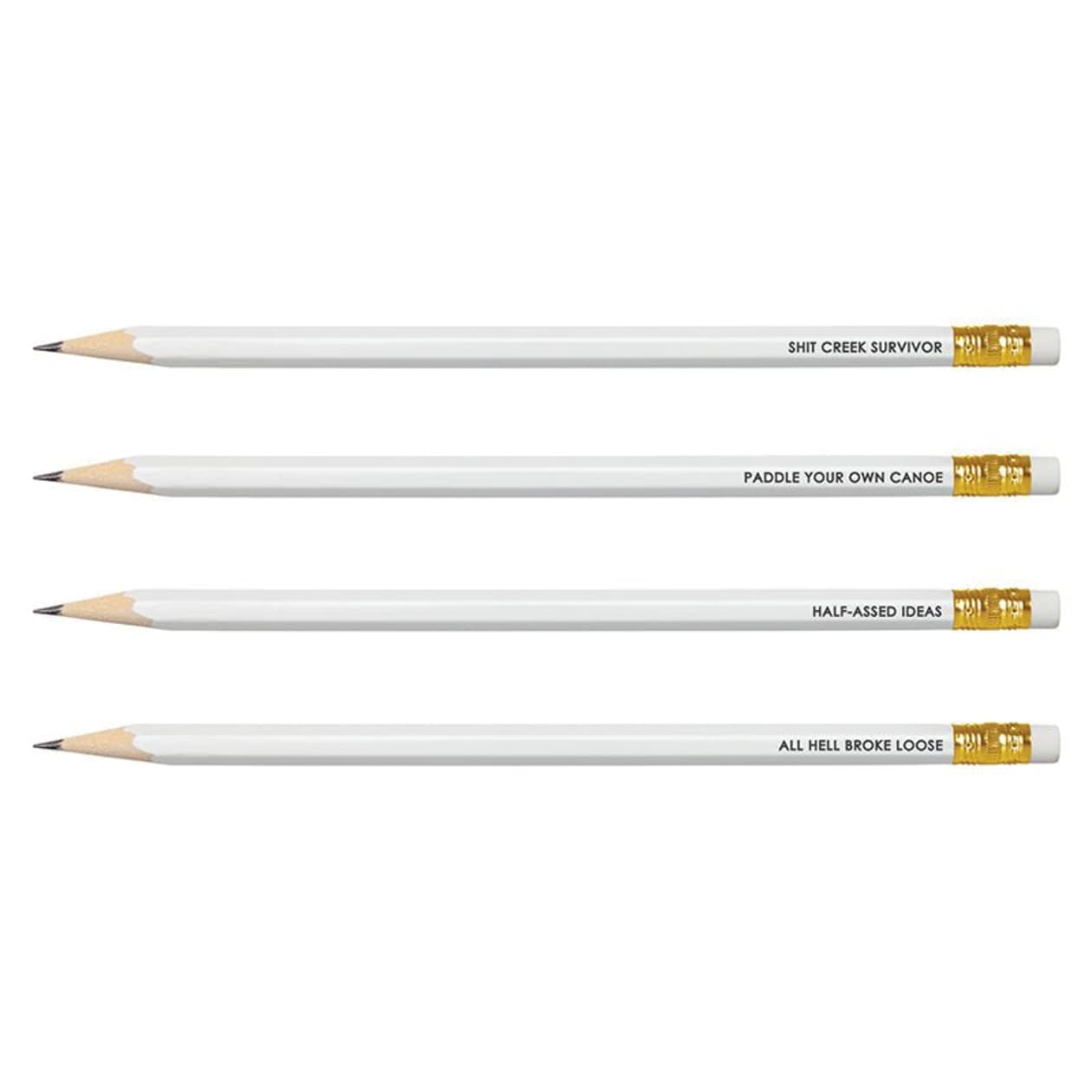 Shit Creek Survivor Wooden Pencil Set