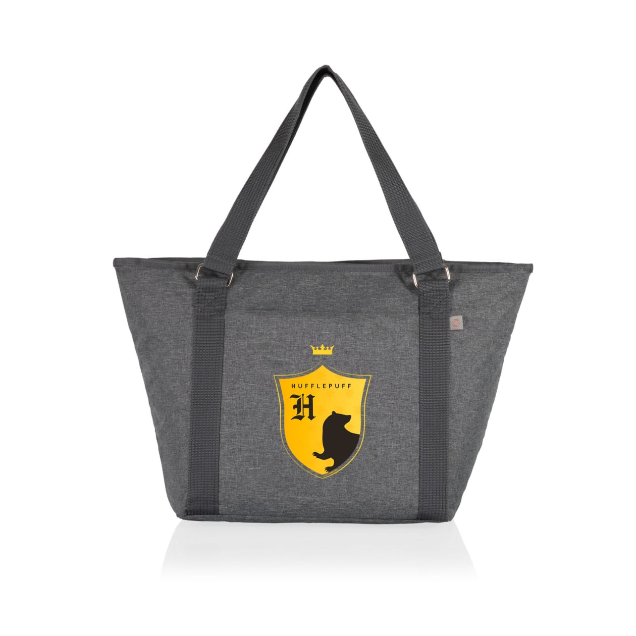 Hufflepuff - Topanga Cooler Tote Bag - Color: Heathered Gray