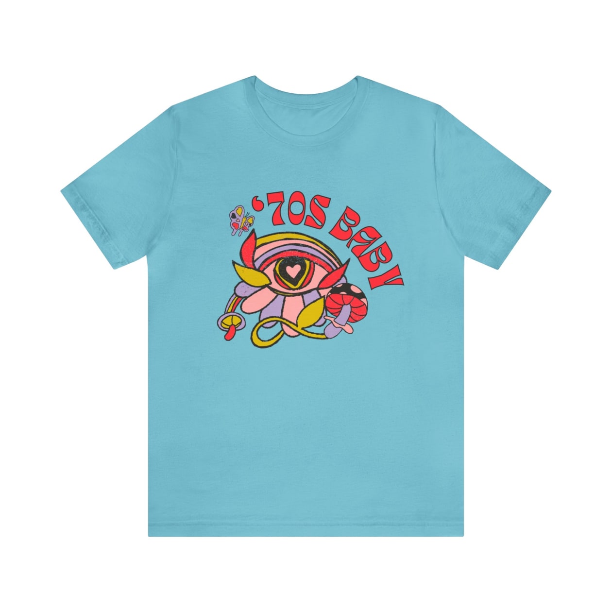 70's Baby Retro Jersey Short Sleeve Tee [Multiple Color Options]