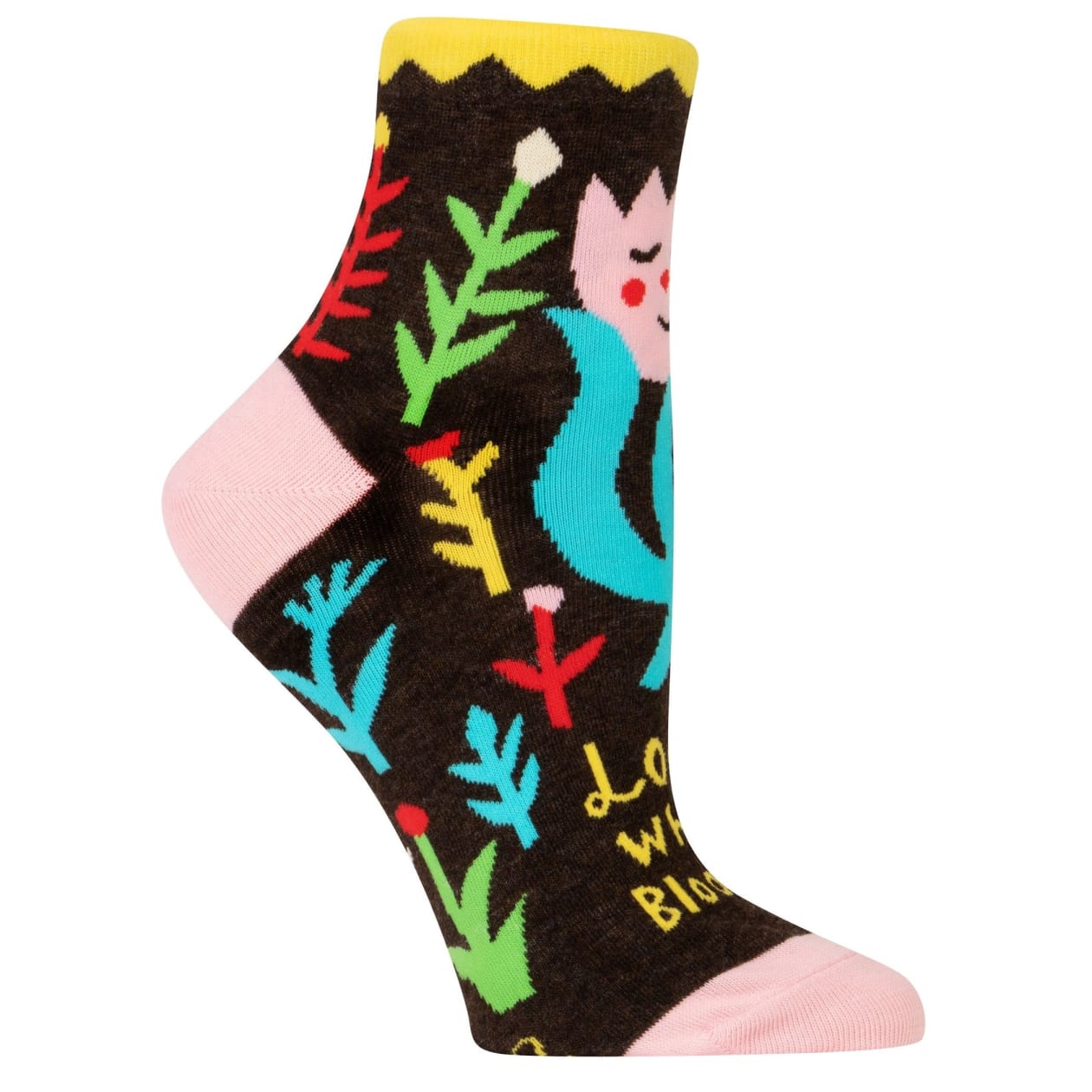 Look Who's Blooming Women's Ankle Socks | BlueQ at GetBullish