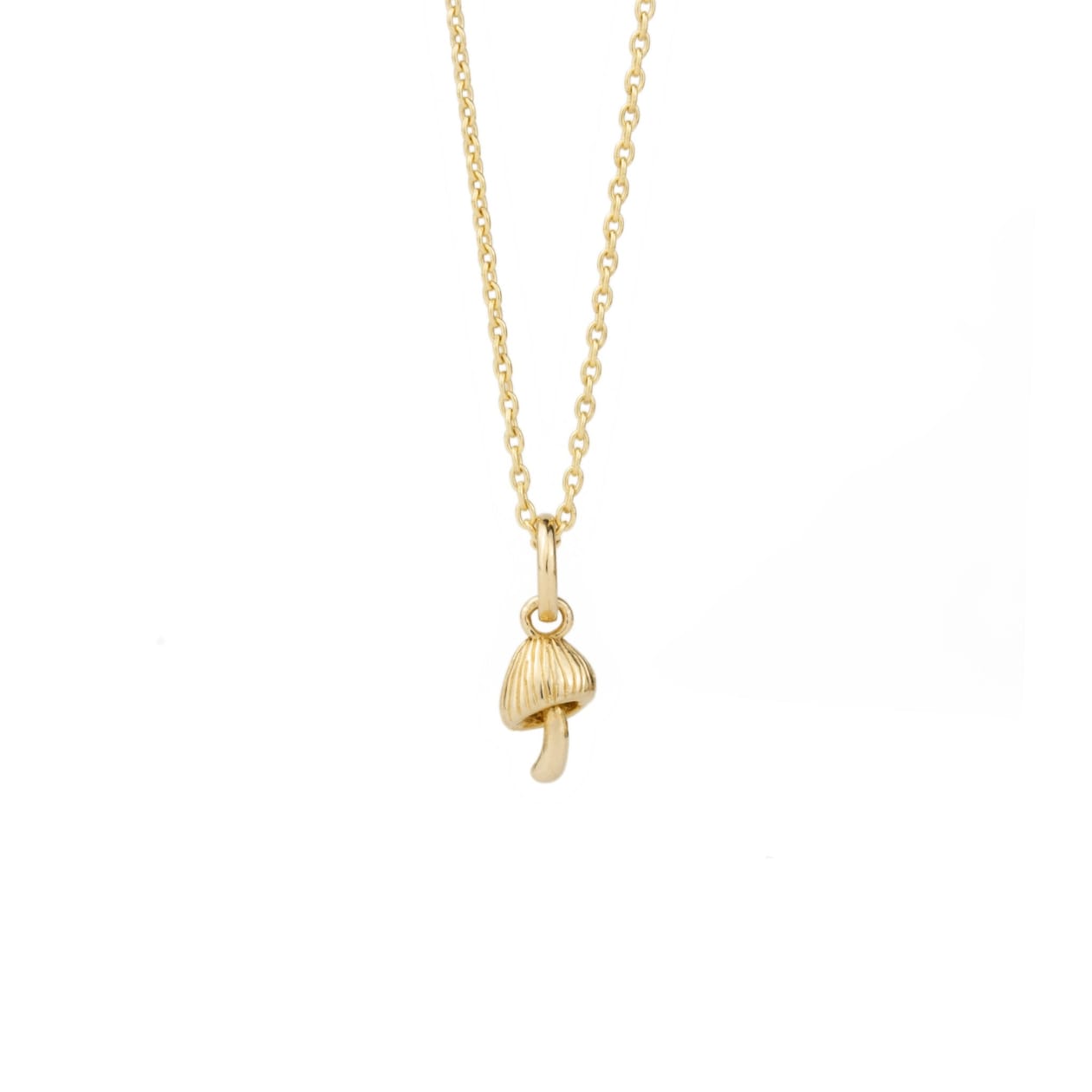 Mini Mushroom Charm Necklace