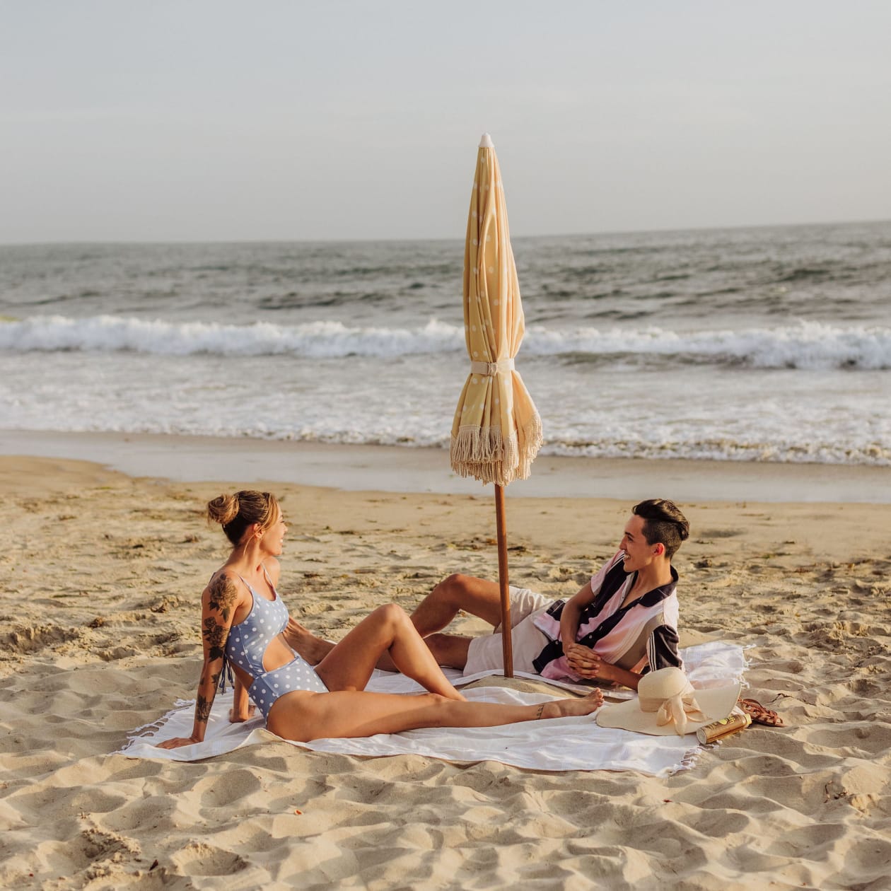 Summerland Beach Umbrella - Havana