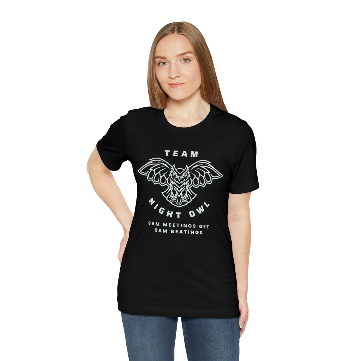 Team Night Owl Unisex Jersey Short Sleeve Tee