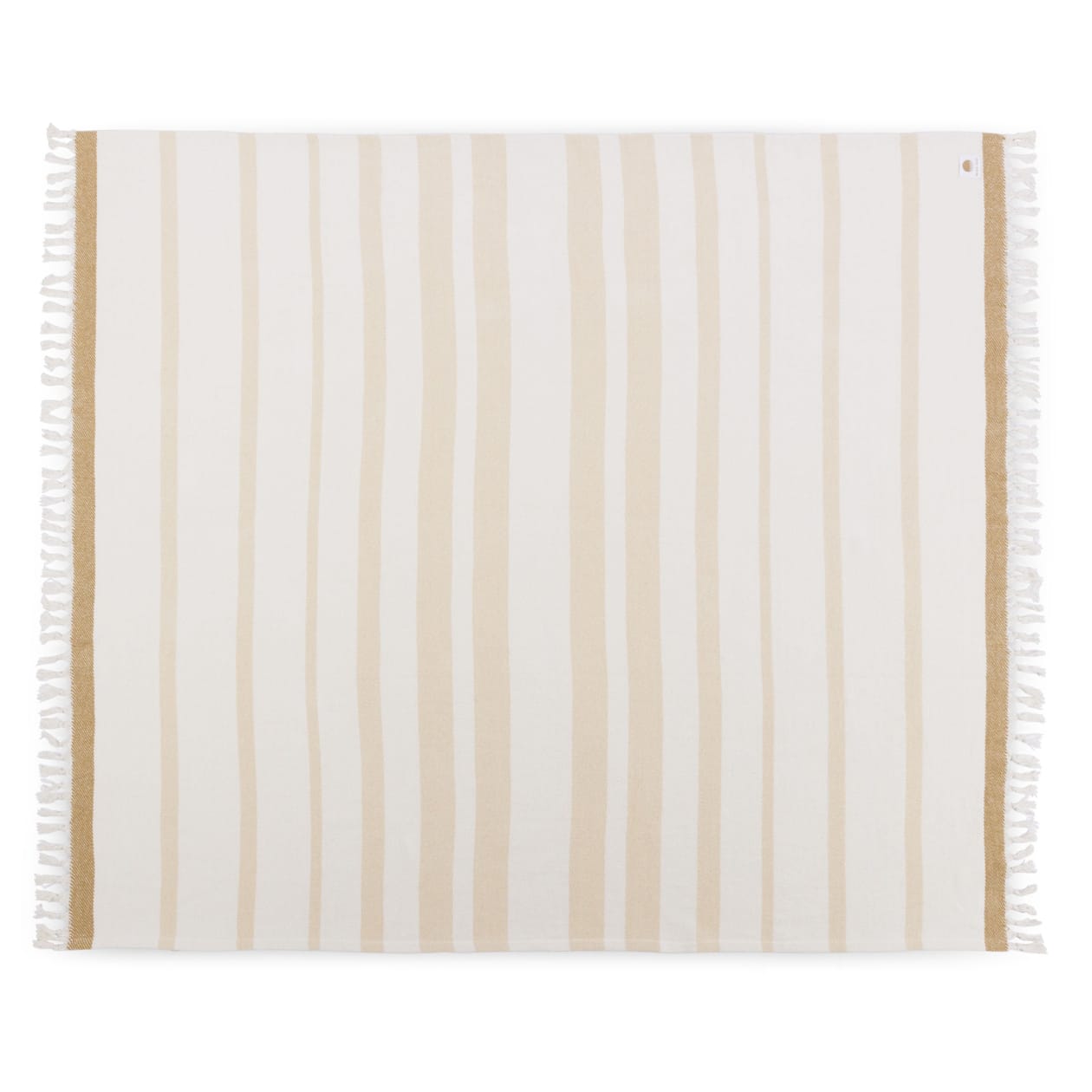 Oceanside Beach Blanket - Driftwood Stripe