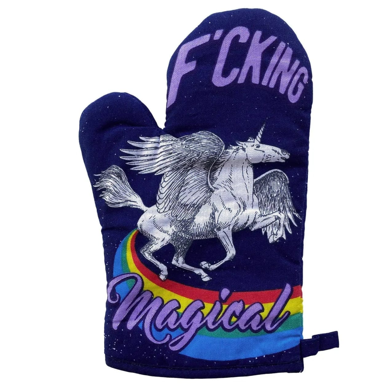 F'cking Magical Cute Unicorn Design Oven Mitt | Kitchen Thermal Single Pot Holder