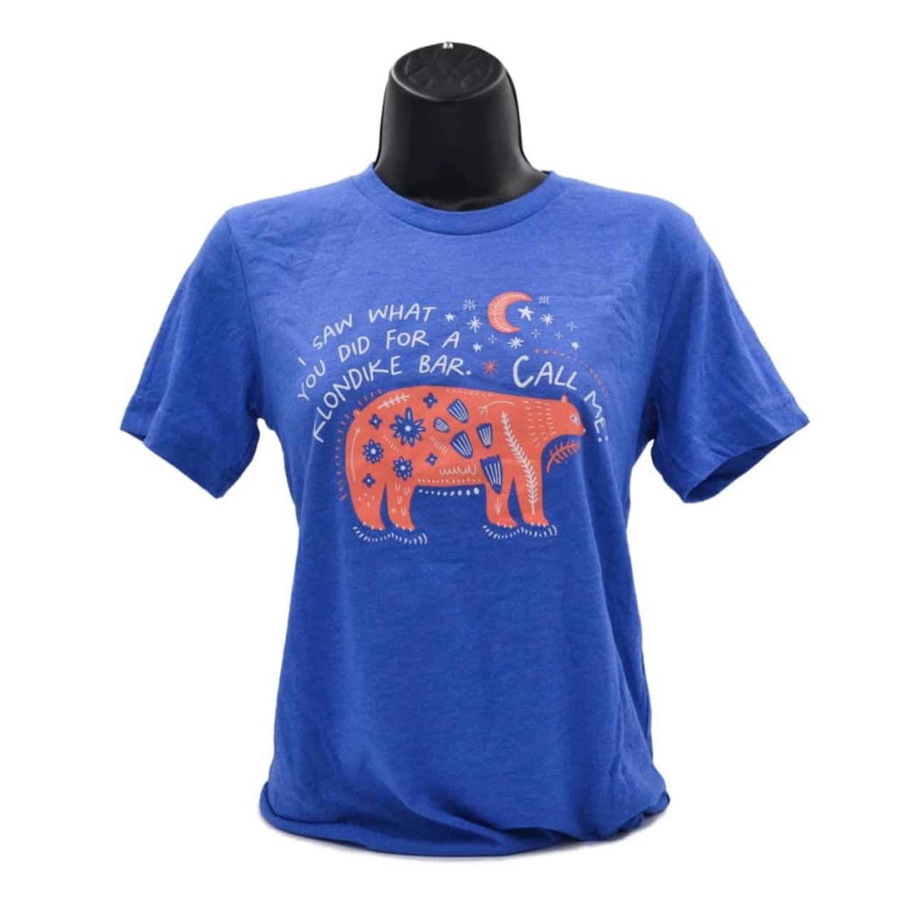 S-3X I Saw What You Did for a Klondike Bar Unisex T-Shirt in Heather True Royal Size Small-3XL | Smartass & Sass at GetBullish