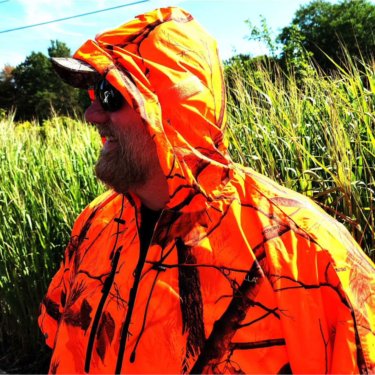 Brella 2015 Realtree AP Blaze Camo Unisex Half Rain Jacket