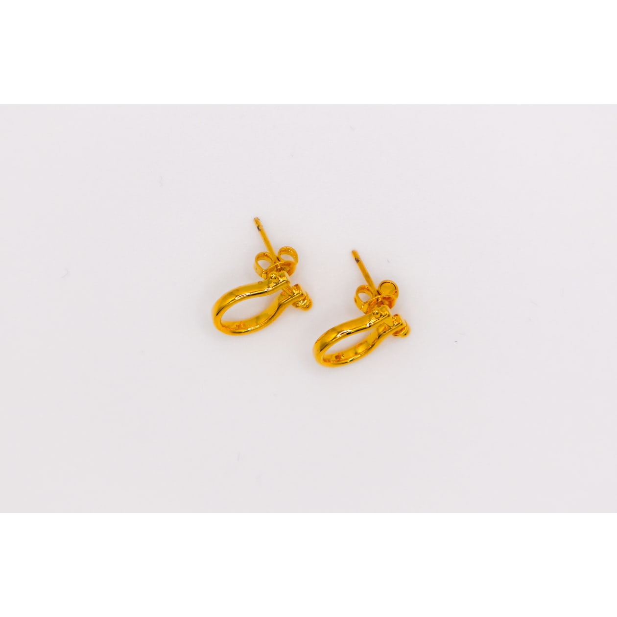 Golden Horseshoe Mini Earrings