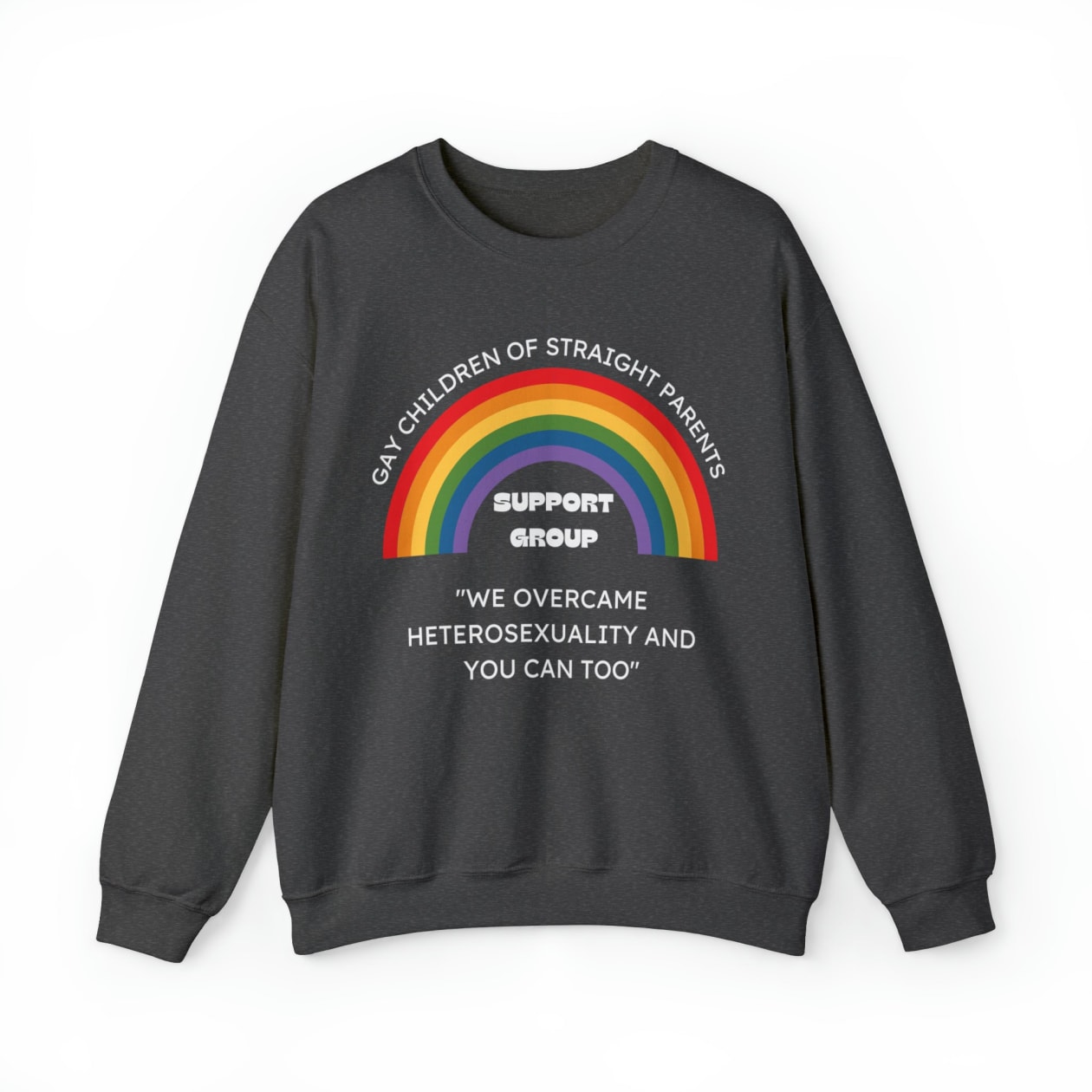 Gay Children of Straight Parents Support Group Unisex Heavy Blend™ Crewneck Sweatshirt Sizes SM-5XL | Plus Size Available