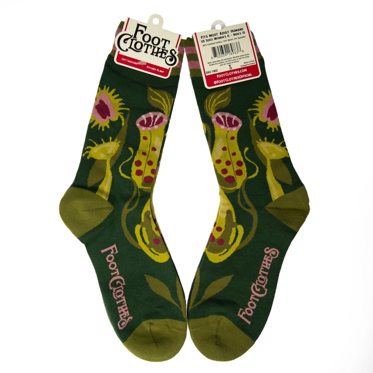 Carnivorous Pitcher Plant Crew Socks