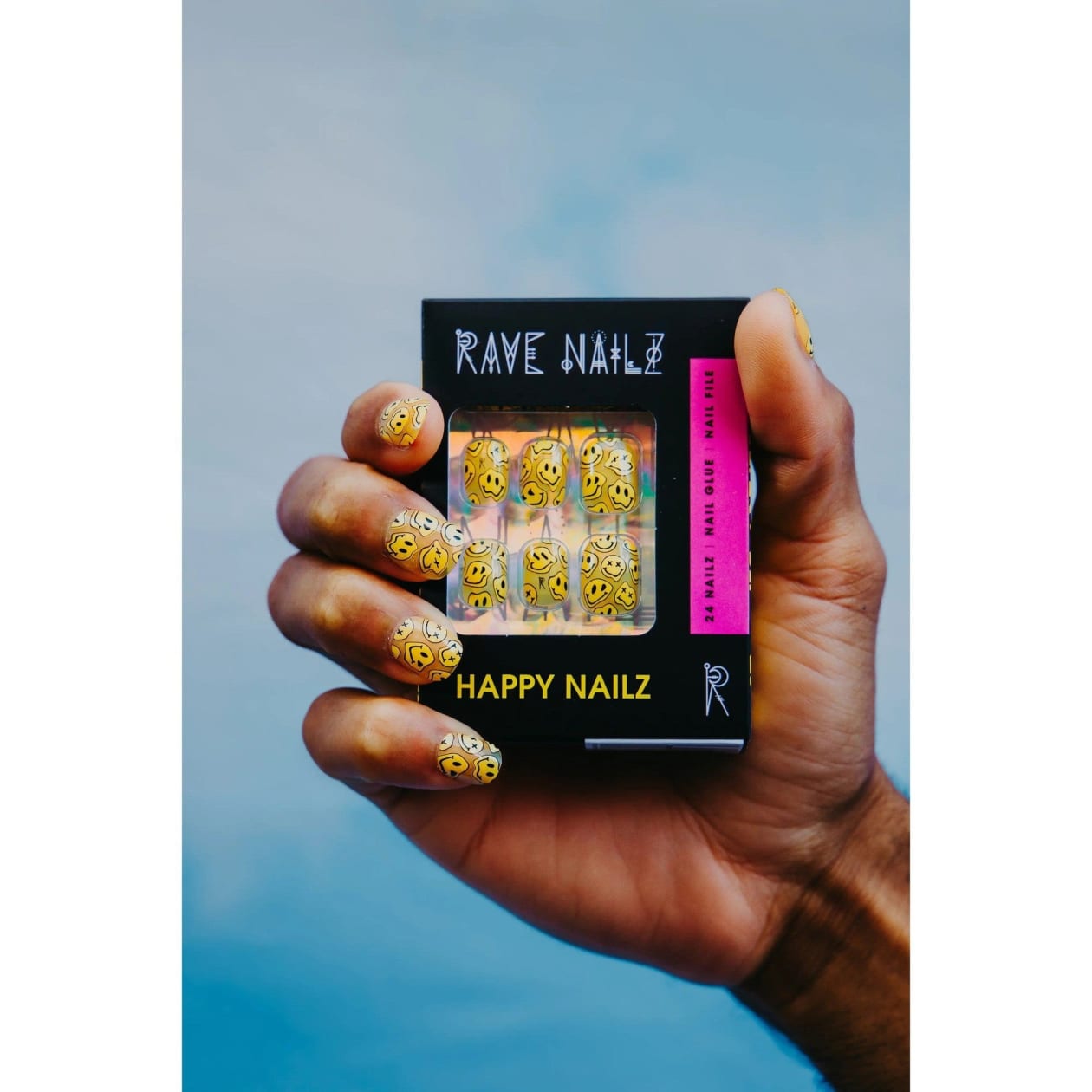 Happy Nailz | Press On Nail Kit Includes 24 Nails