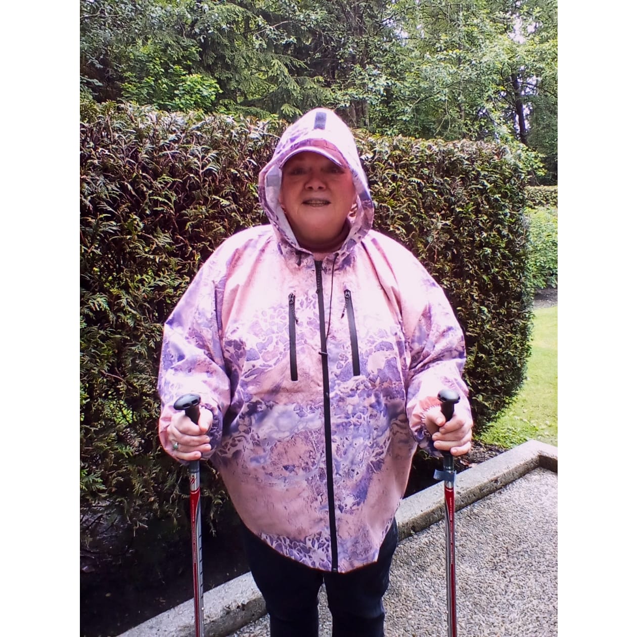 Brella 2015 Purple Rose Unisex Rain Jacket