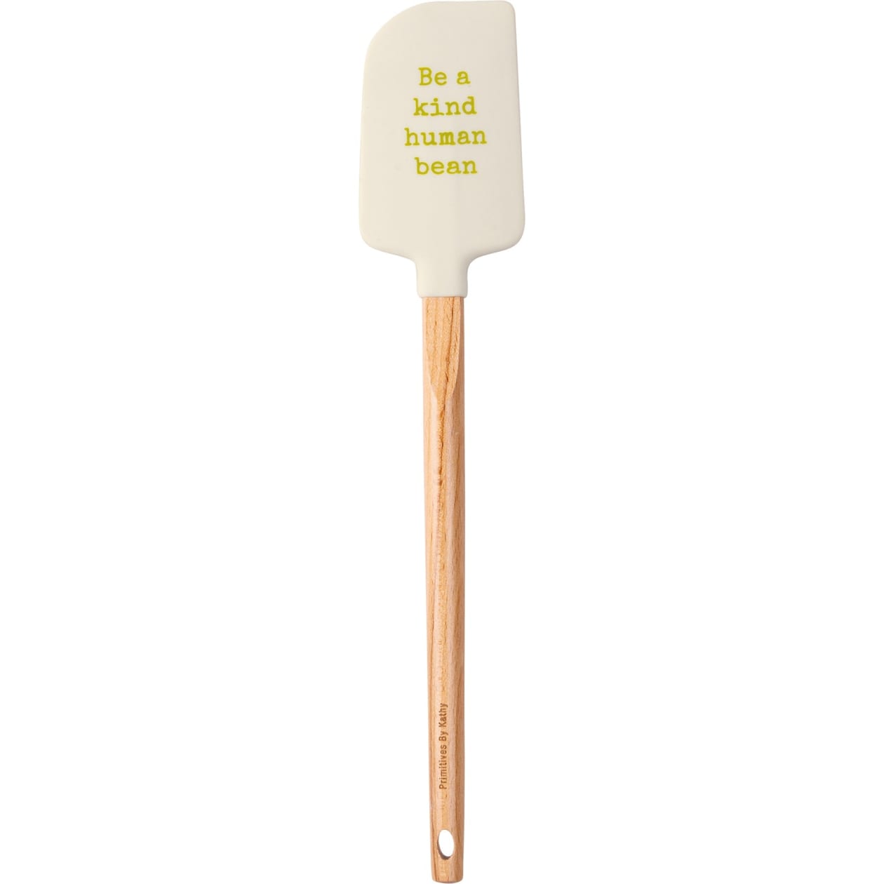 Be A Kind Human Bean Spatula With A Wooden Handle