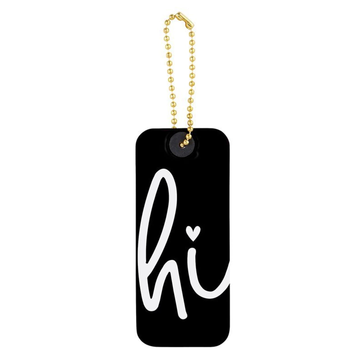 Gift Tag Book in Black and White | 24 Minimalist Tags with Gold Ball Chains