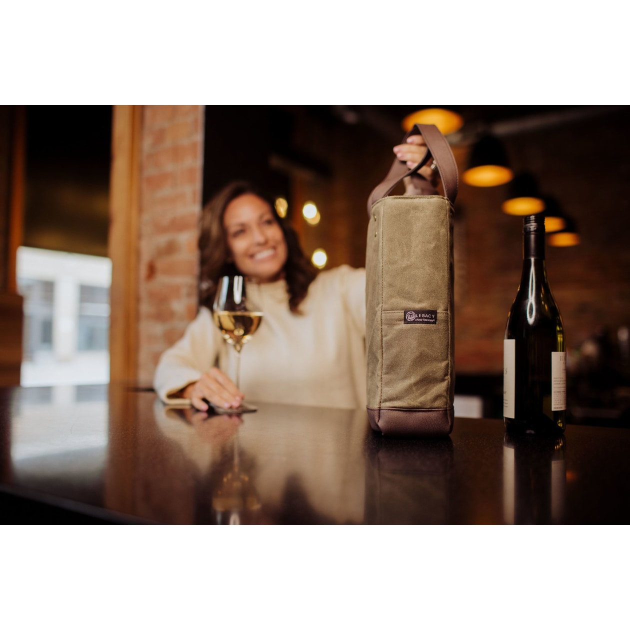 2 Bottle Insulated Wine Cooler Bag