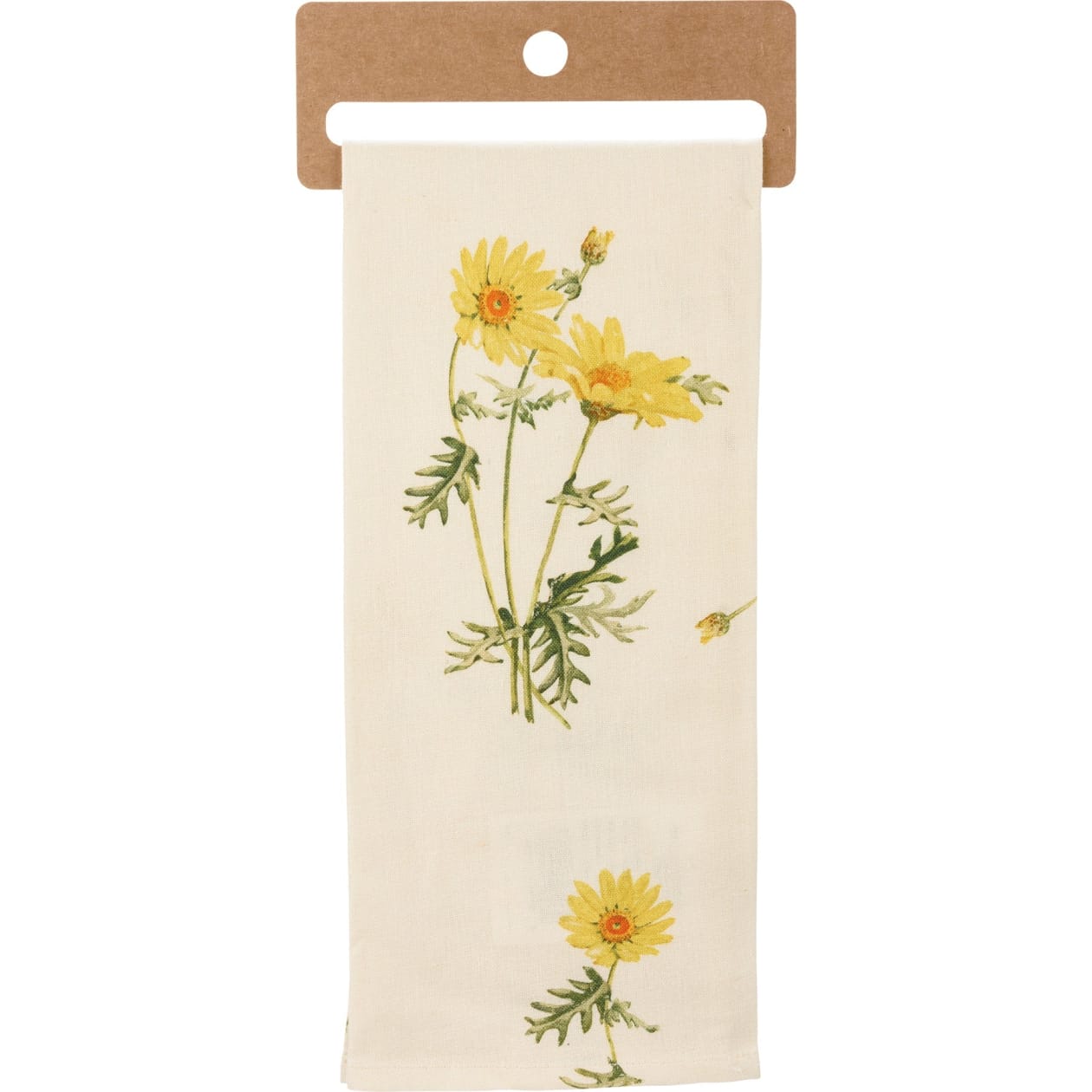 I Think About You Every Daisy Dish Cloth Towel | Novelty Cotten Linen Tea Towel | Cute Kitchen Hand Towel | 18" x 28"