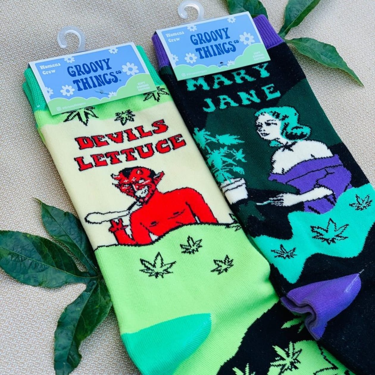 Devil's Lettuce Women's Crew Socks